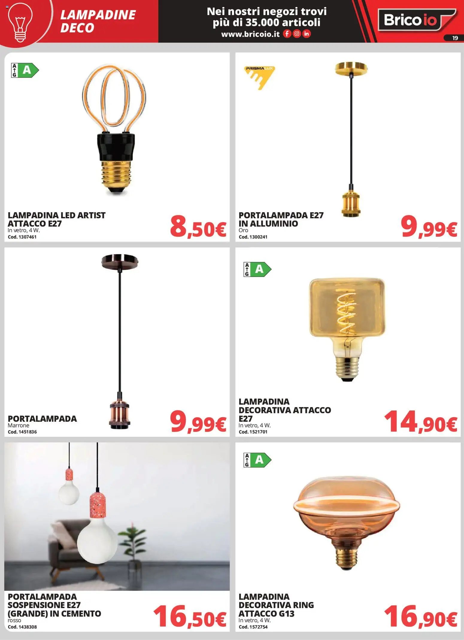 Brico io volantino Illuminazione