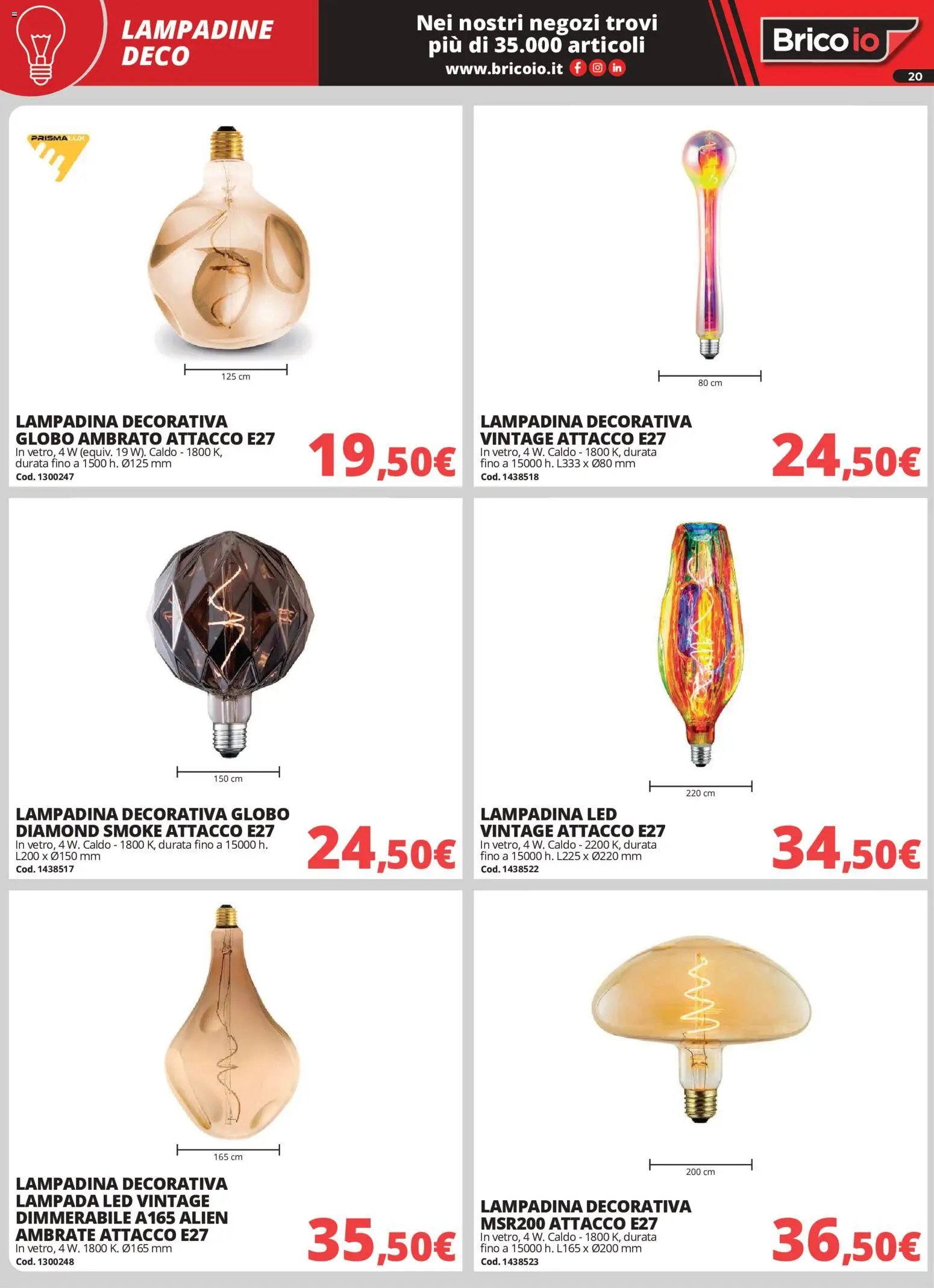 Brico io volantino Illuminazione