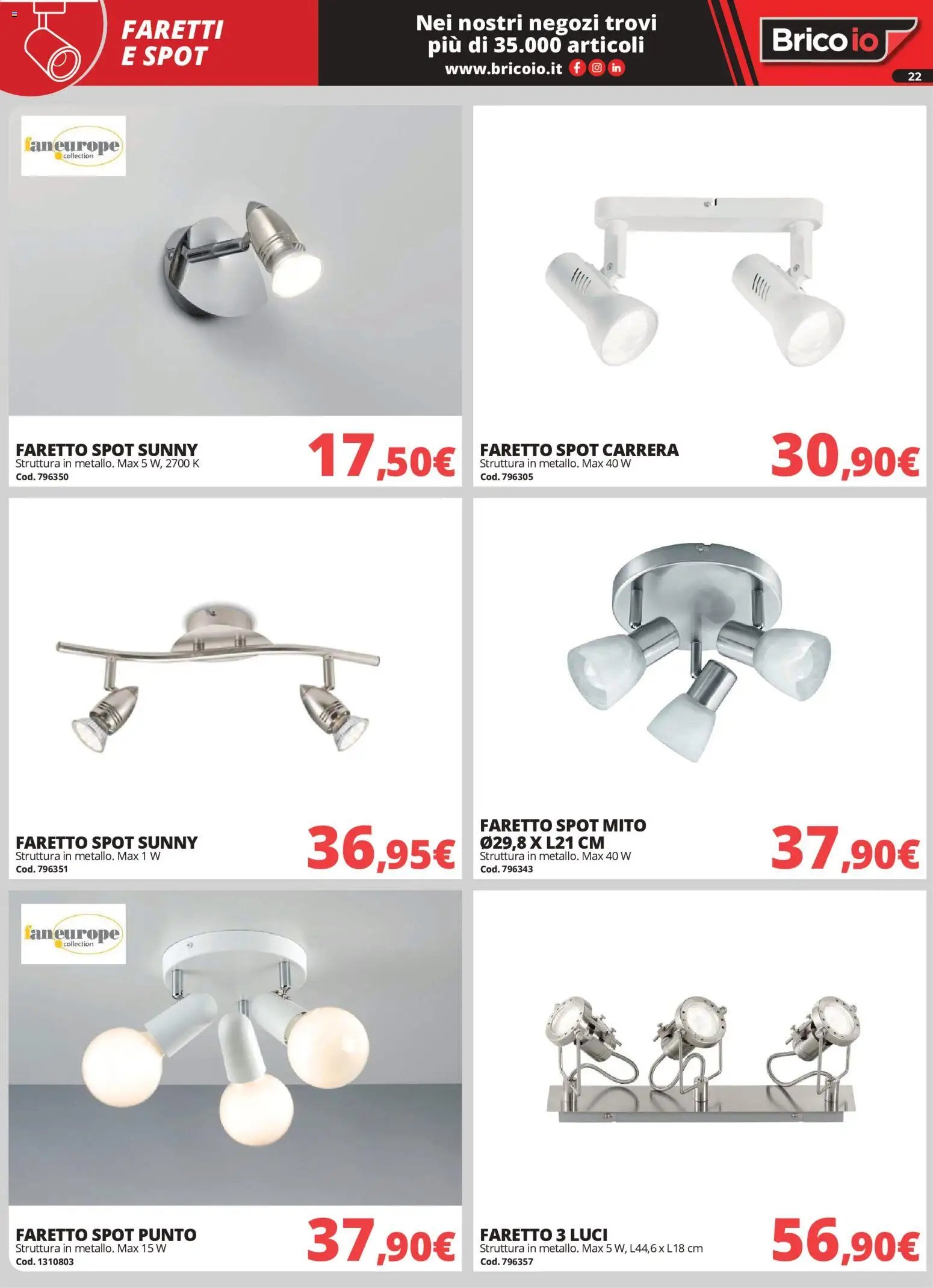 Brico io volantino Illuminazione