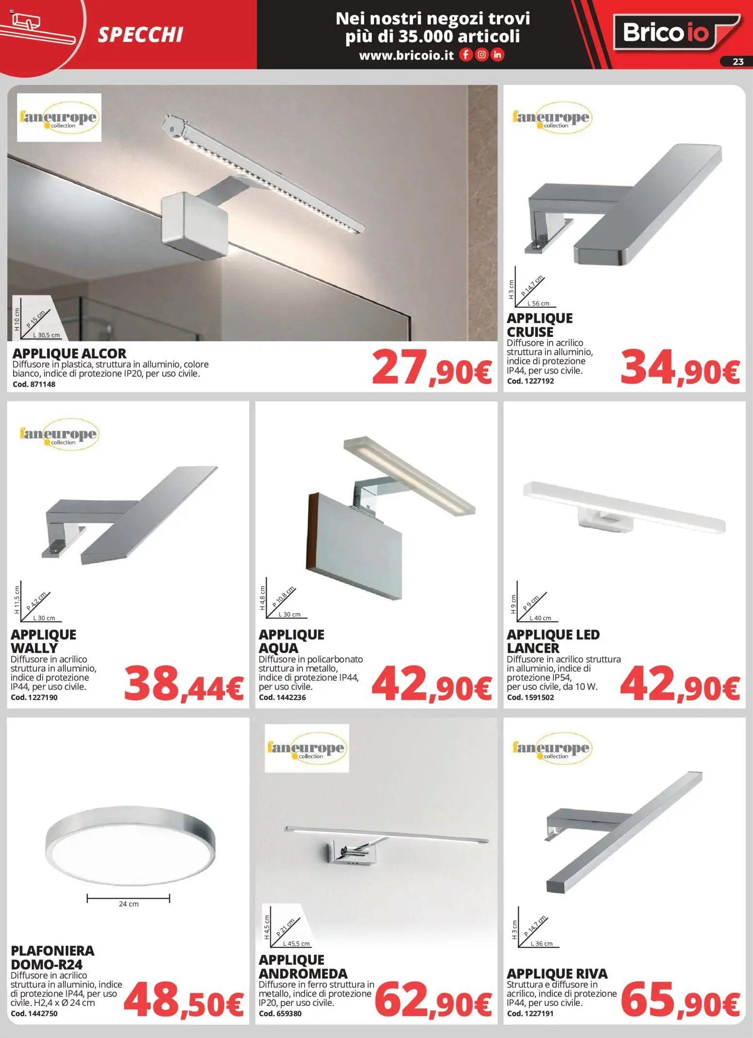 Brico io volantino Illuminazione