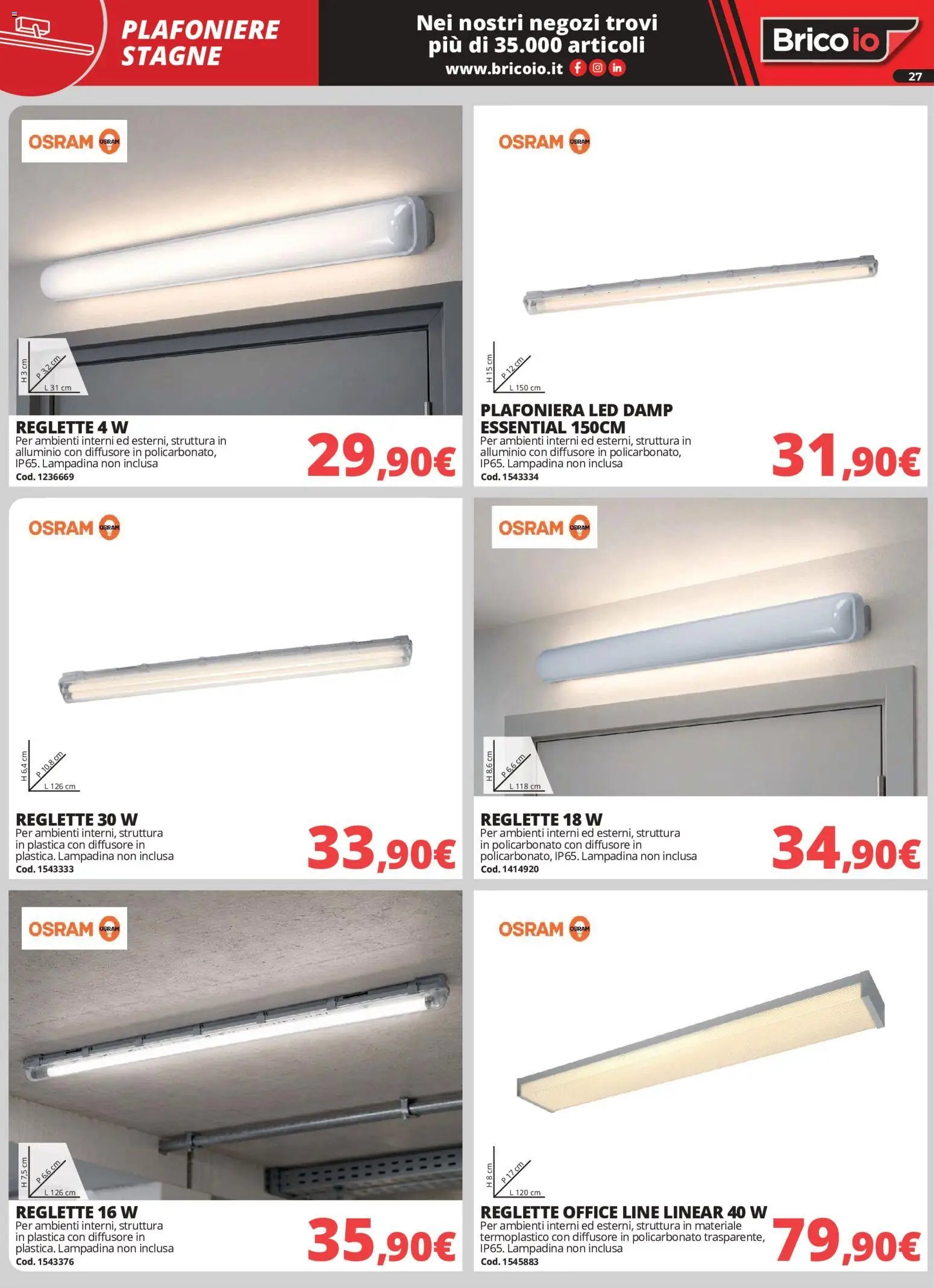 Brico io volantino Illuminazione