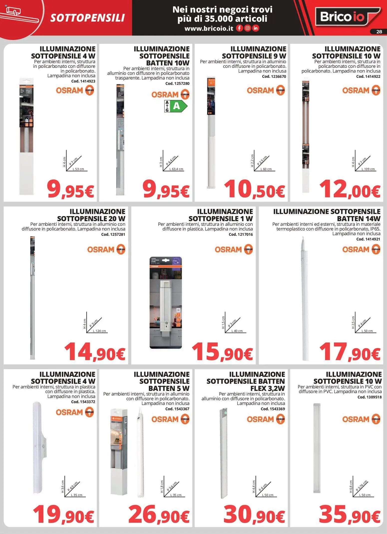 Brico io volantino Illuminazione