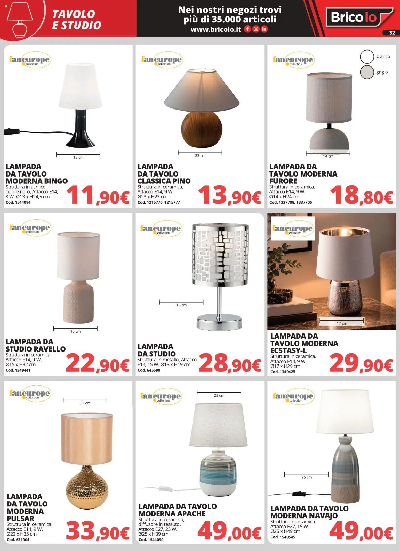 Brico io volantino Illuminazione