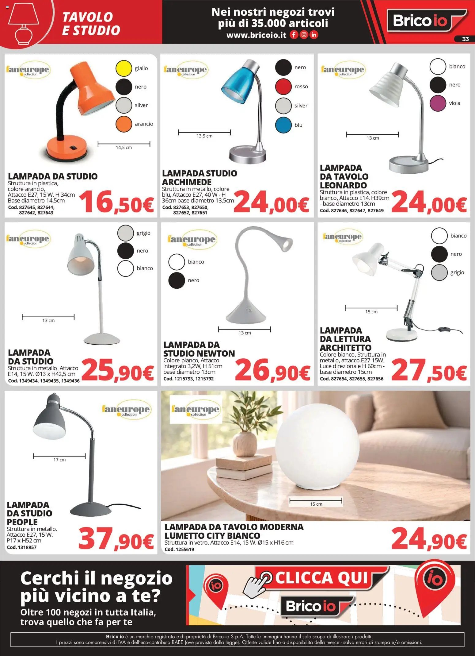 Brico io volantino Illuminazione