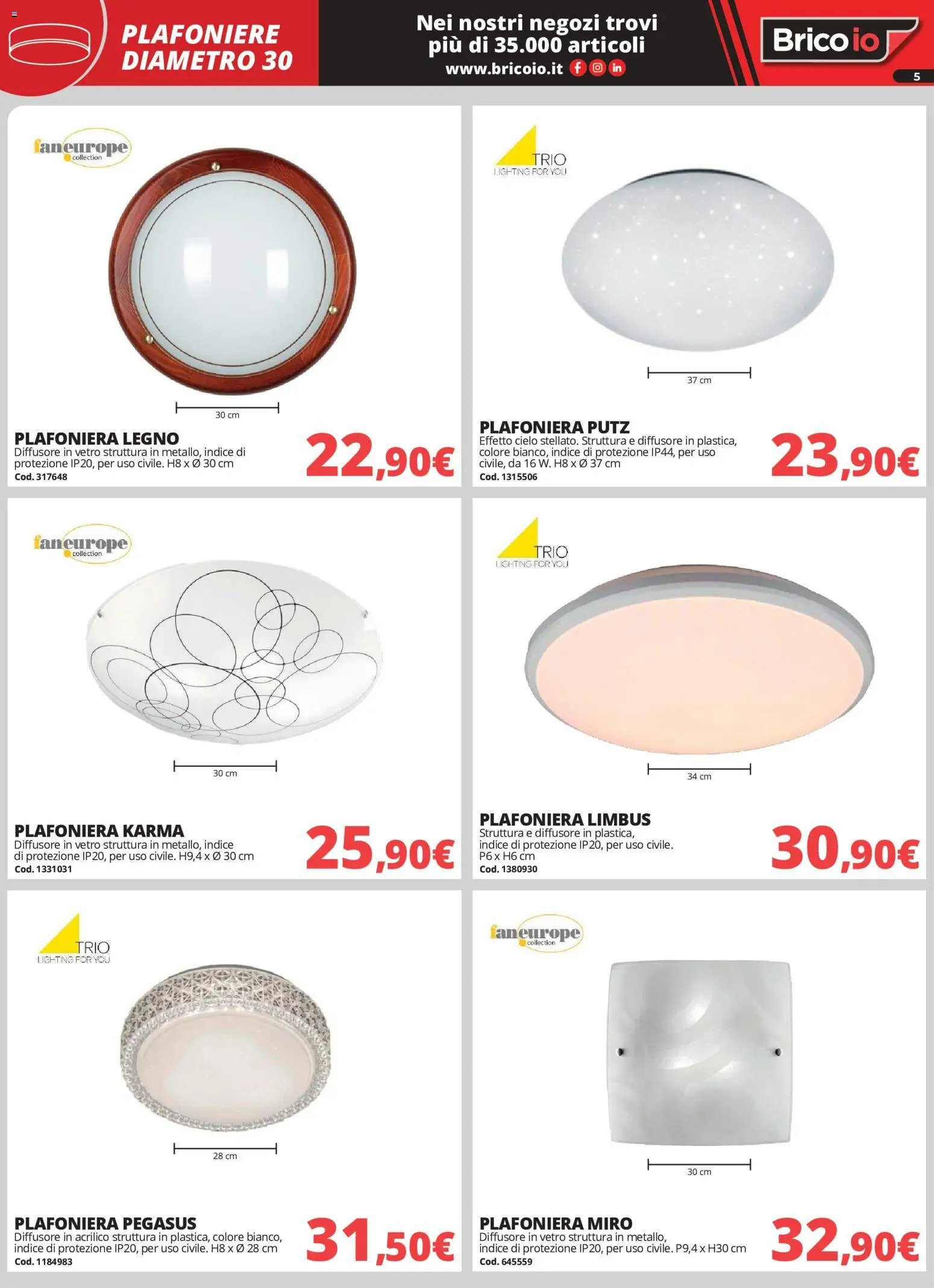 Brico io volantino Illuminazione