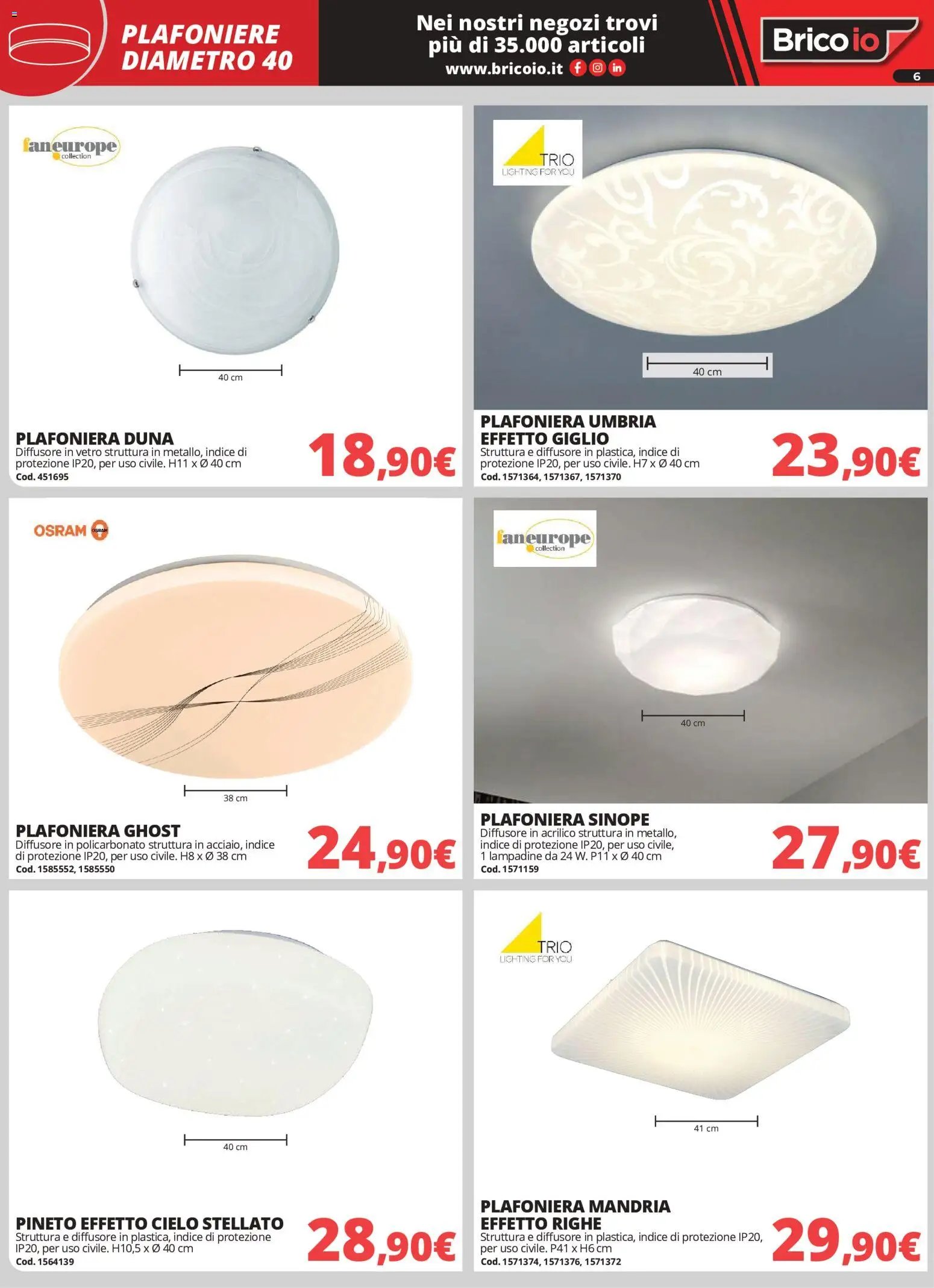 Brico io volantino Illuminazione