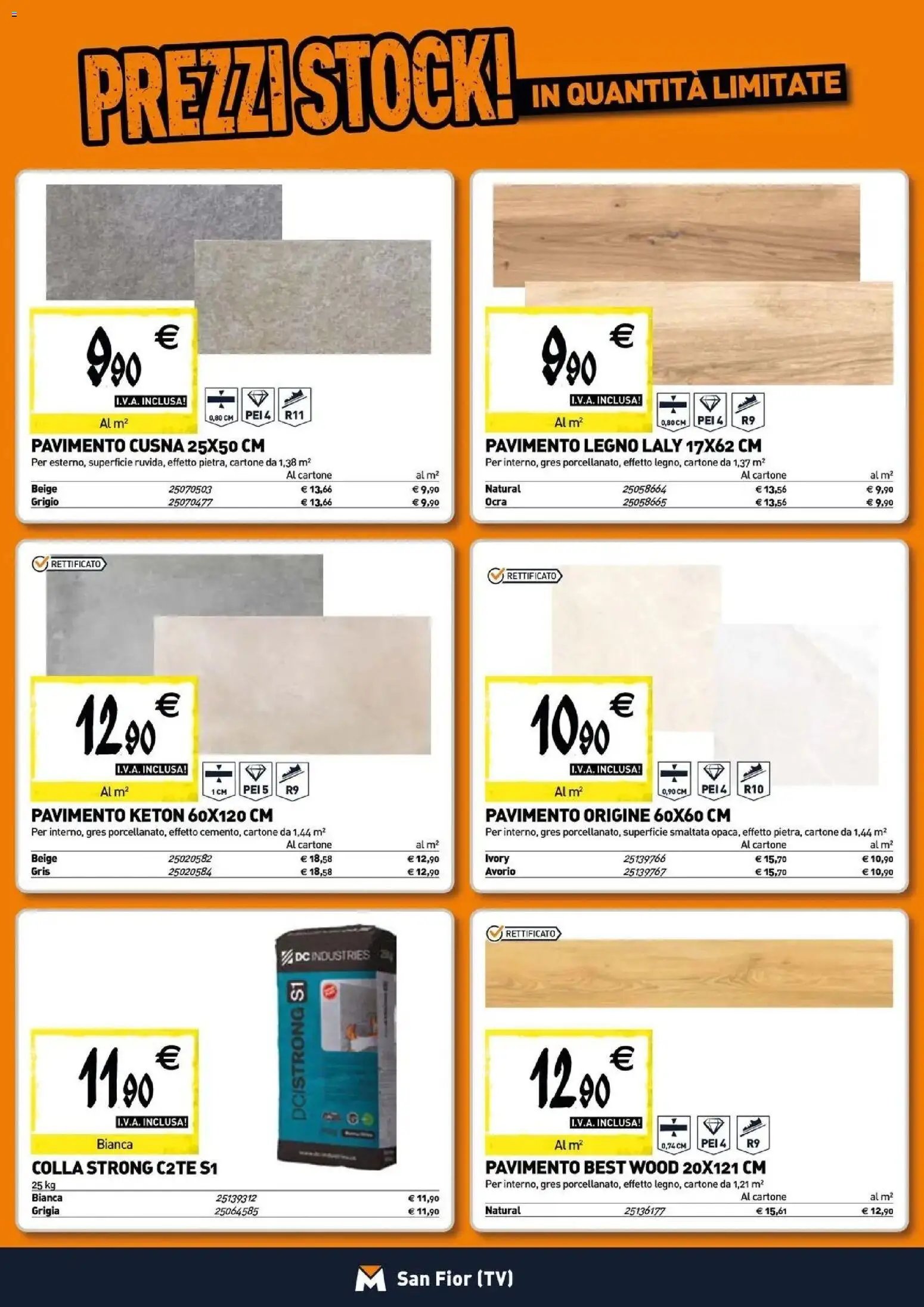 TECNOMAT - Straordinari prezzi stock!