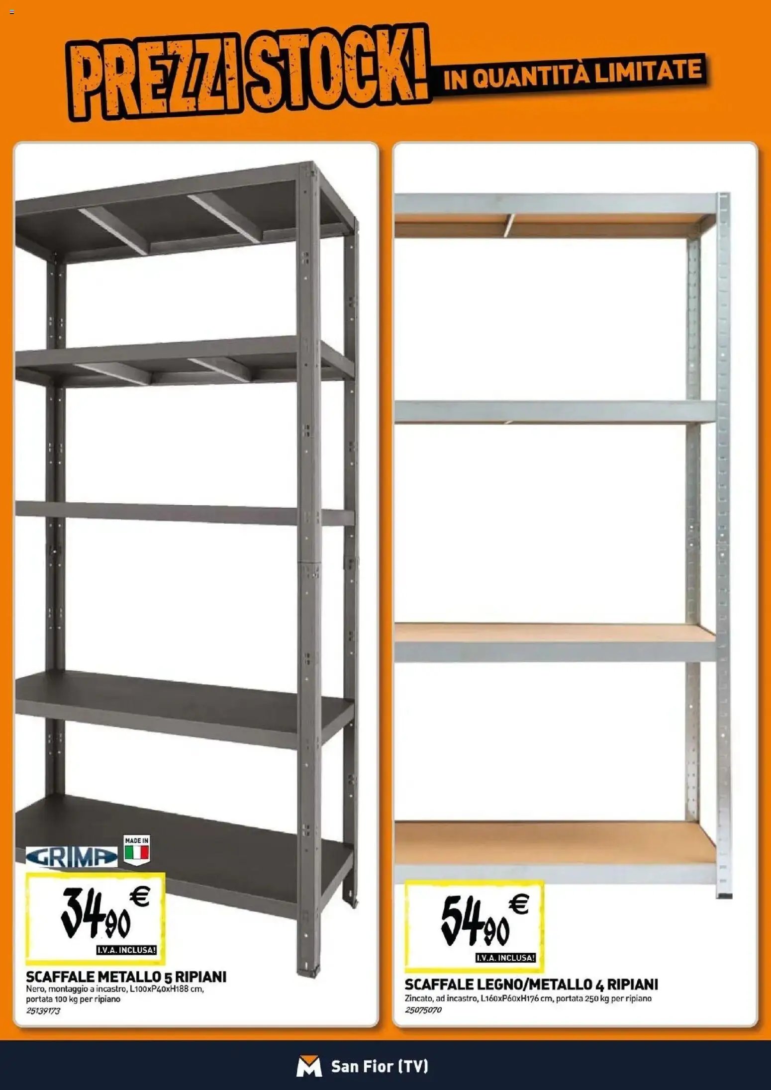 TECNOMAT - Straordinari prezzi stock!