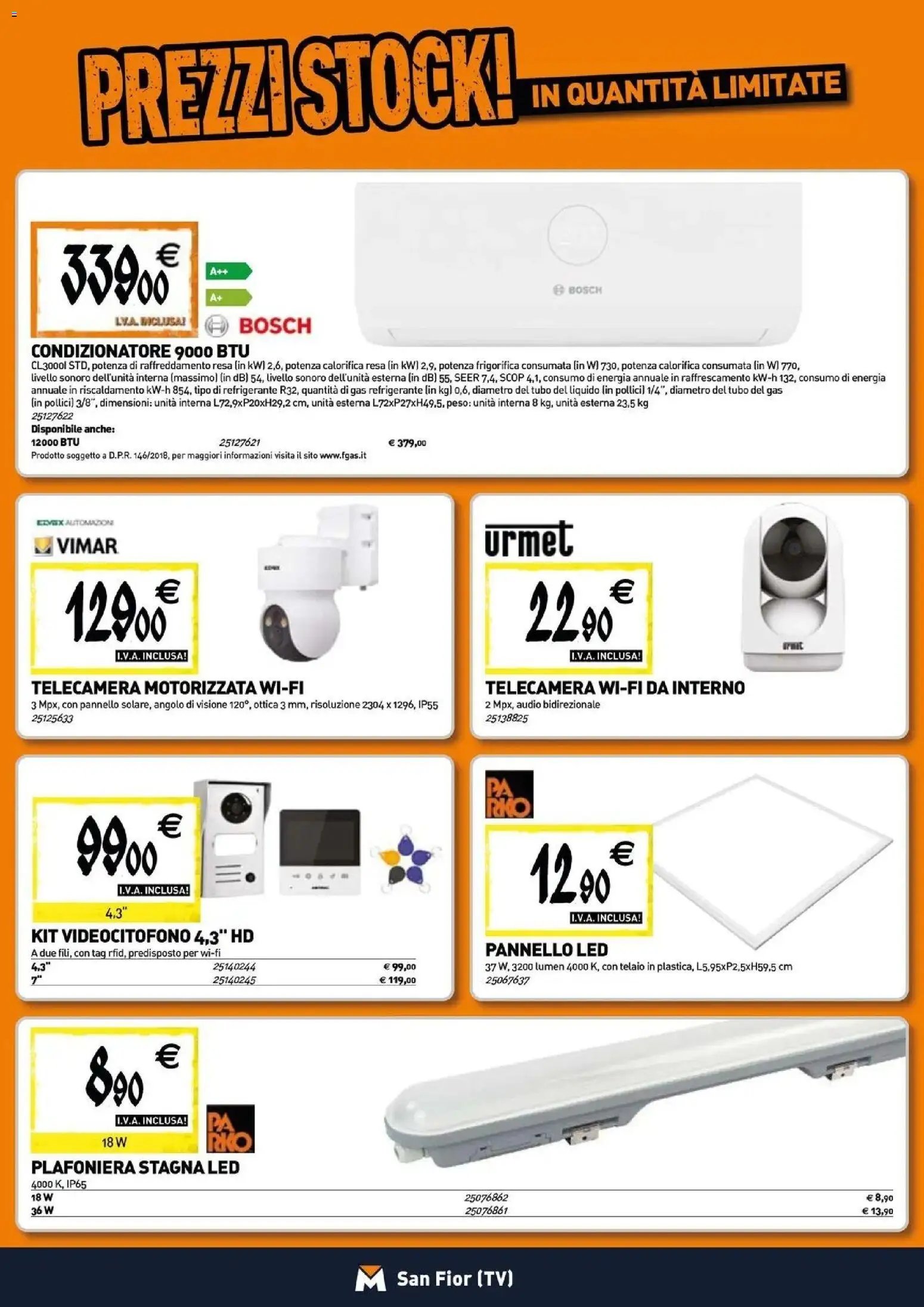 TECNOMAT - Straordinari prezzi stock!