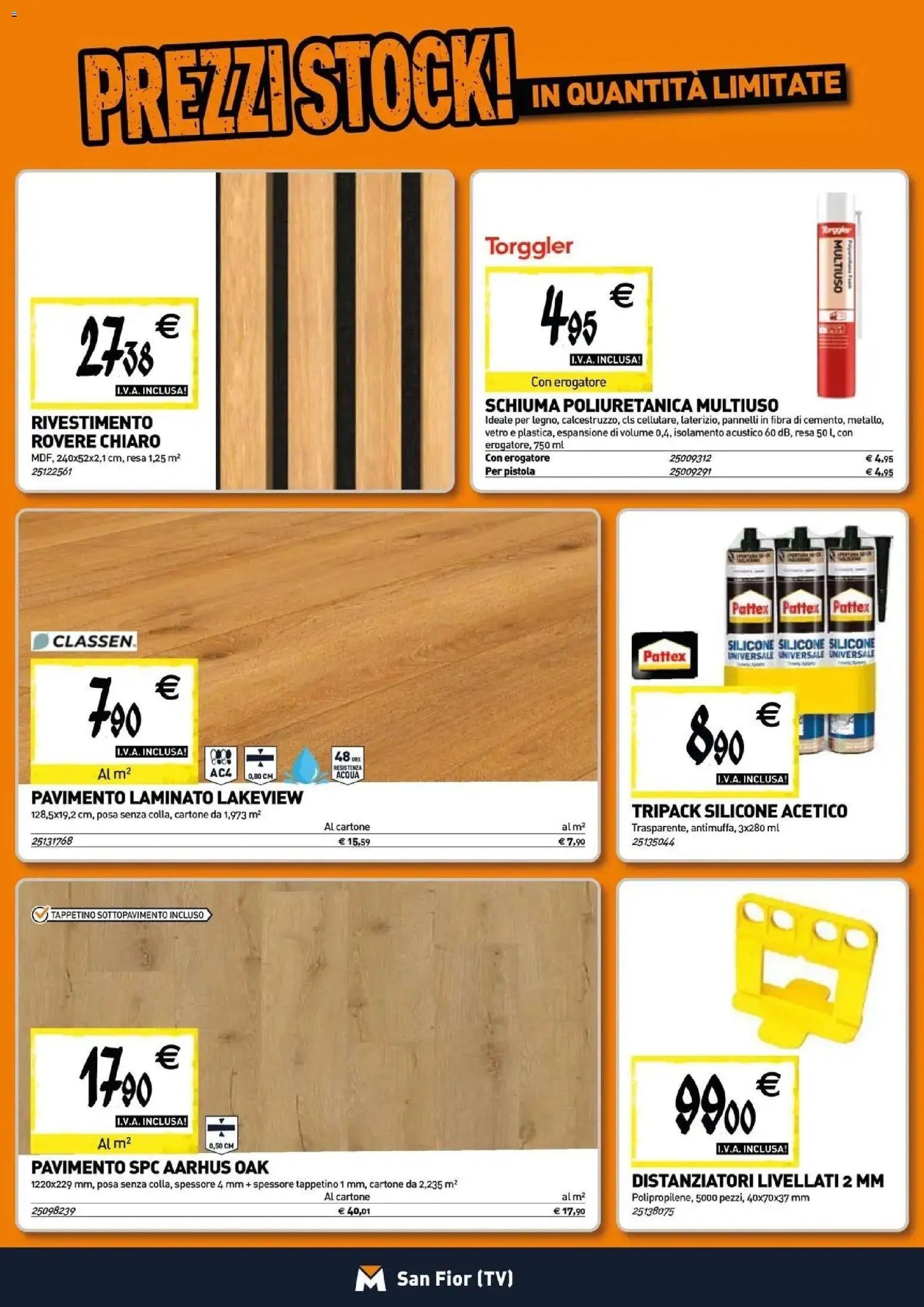 TECNOMAT - Straordinari prezzi stock!
