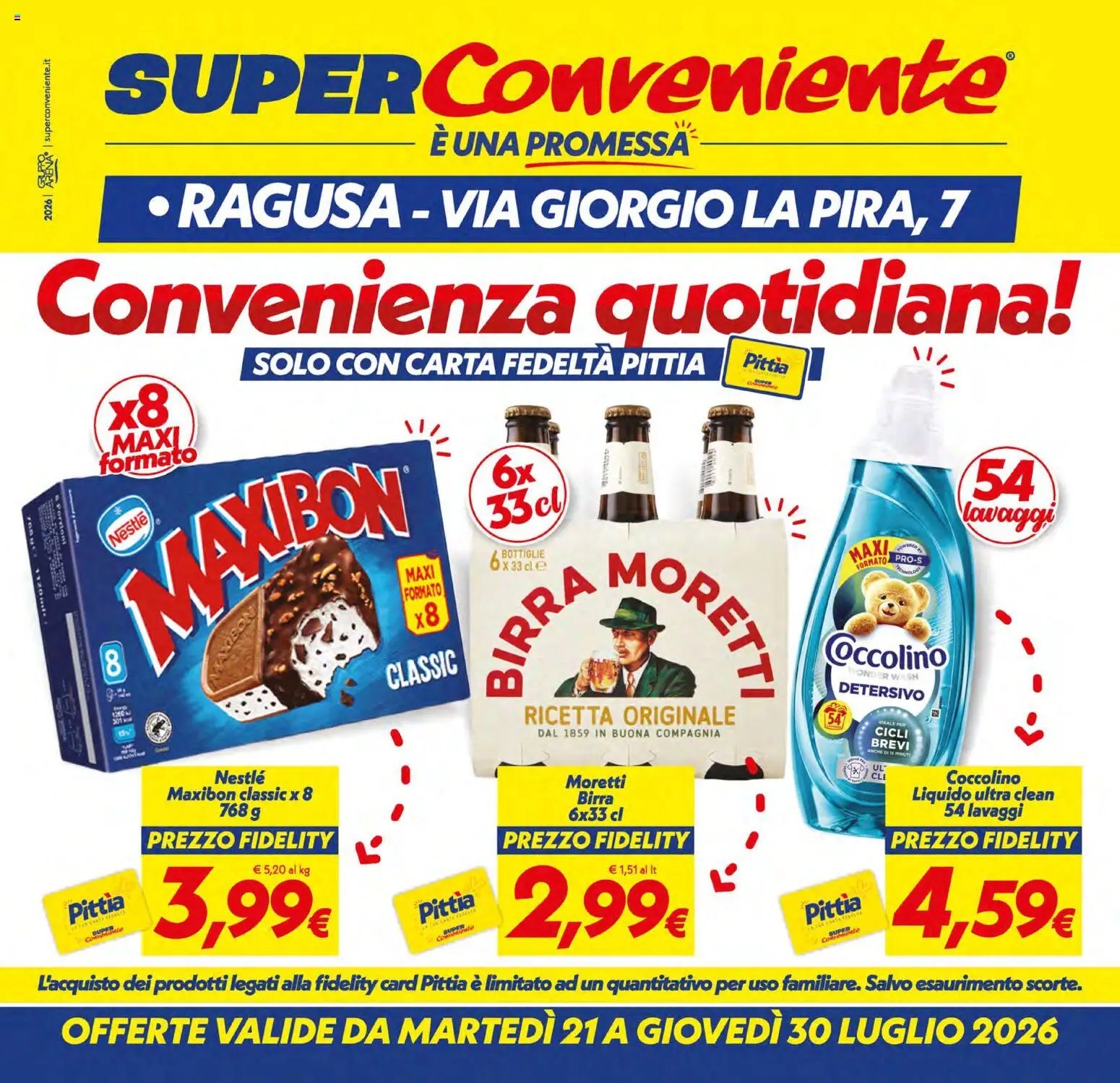 SuperConveniente volantino Ragusa
