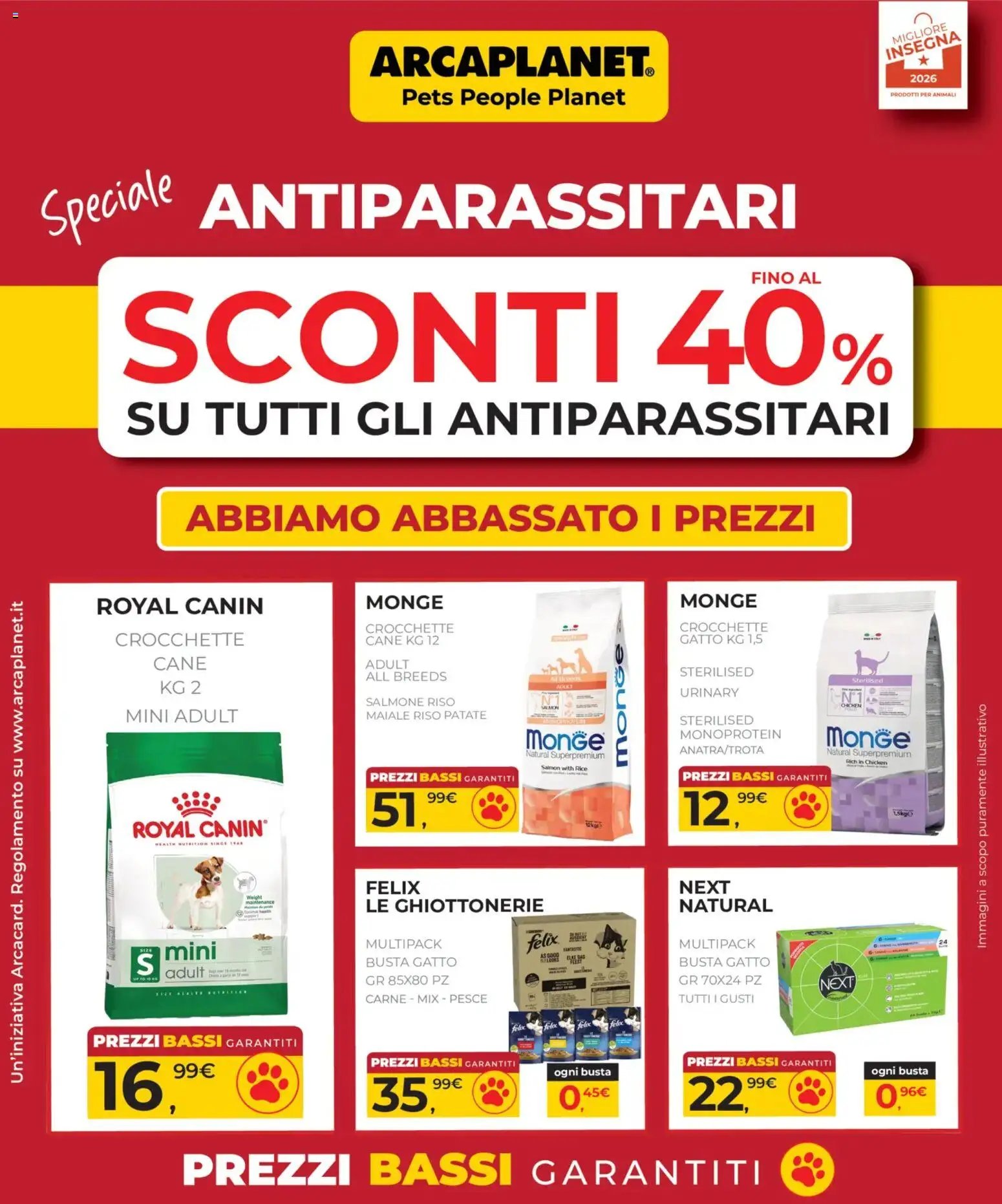 Arcaplanet volantino (2026-03-02 - 2026-03-15)