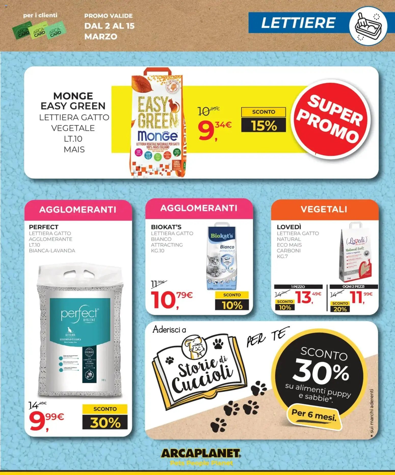 Arcaplanet volantino (2026-03-02 - 2026-03-15)