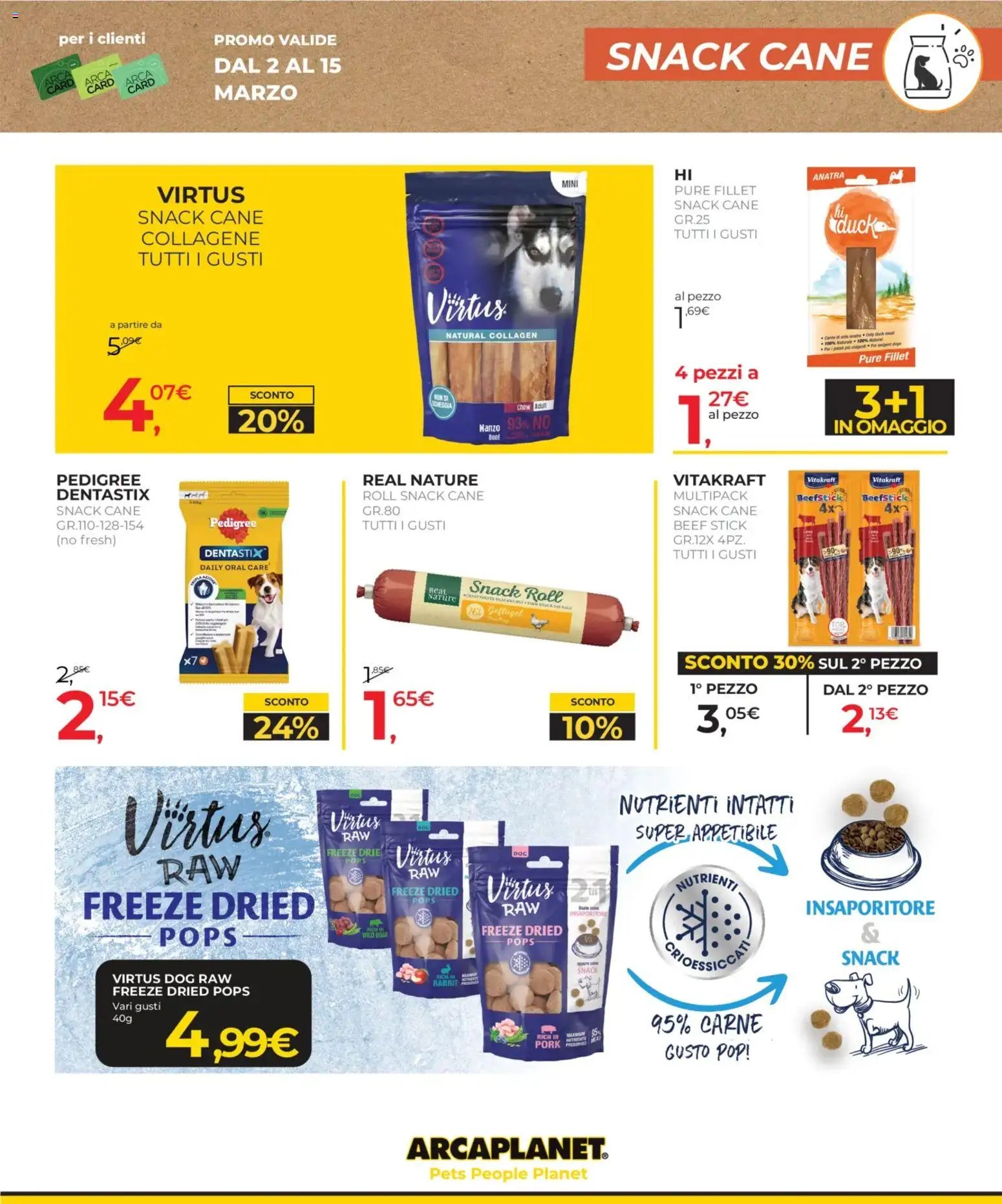 Arcaplanet volantino (2026-03-02 - 2026-03-15)