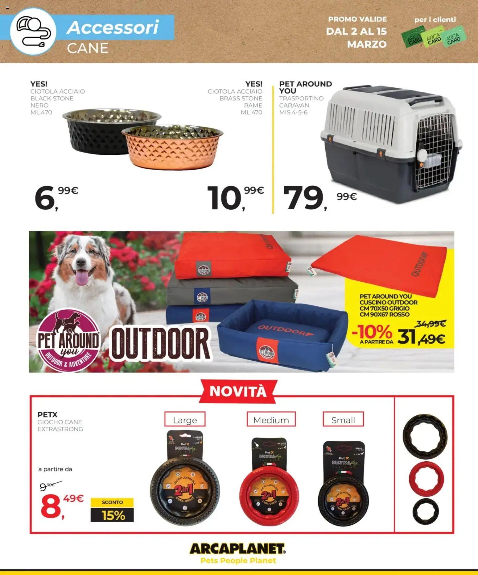 Arcaplanet volantino (2026-03-02 - 2026-03-15)