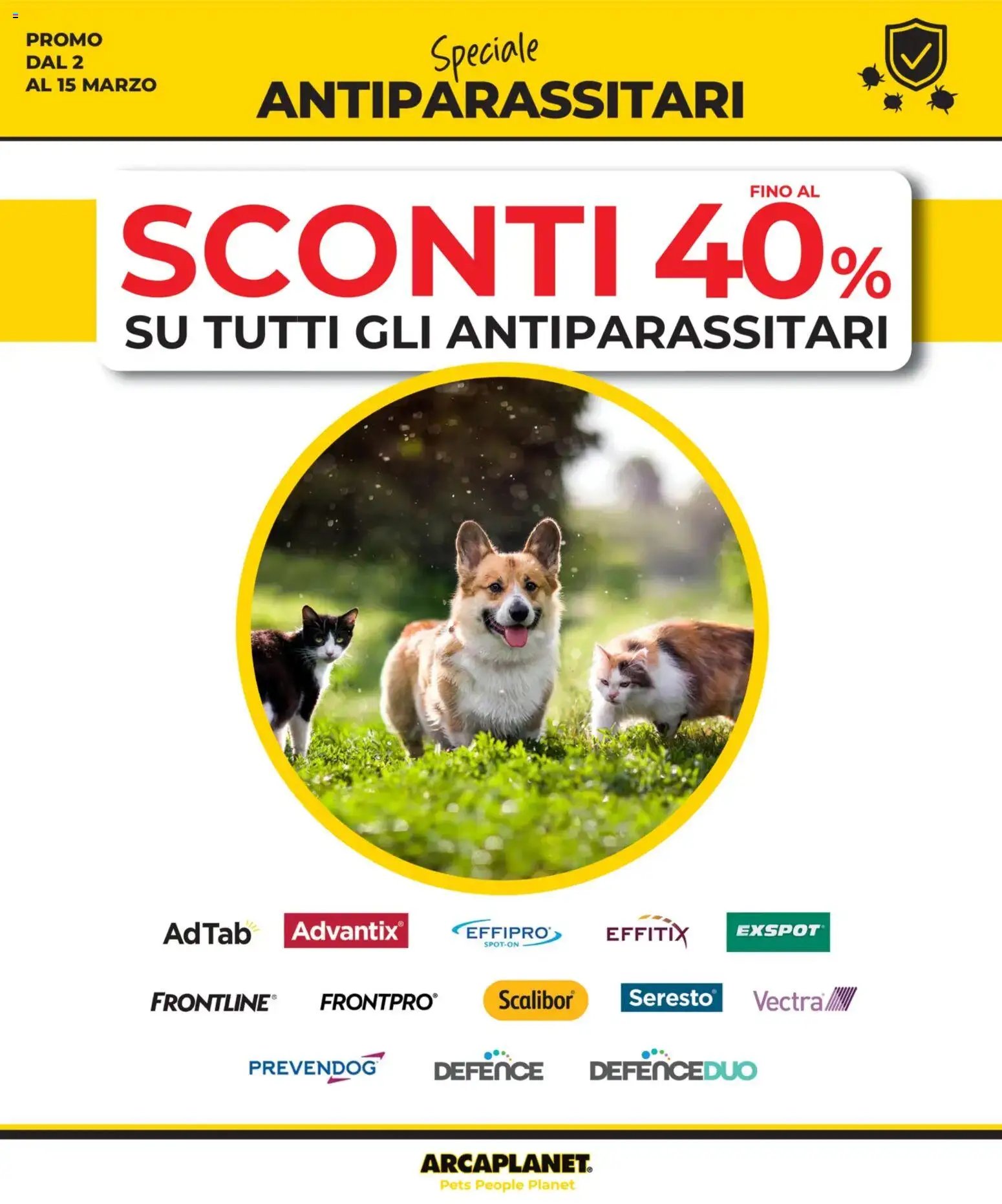 Arcaplanet volantino (2026-03-02 - 2026-03-15)