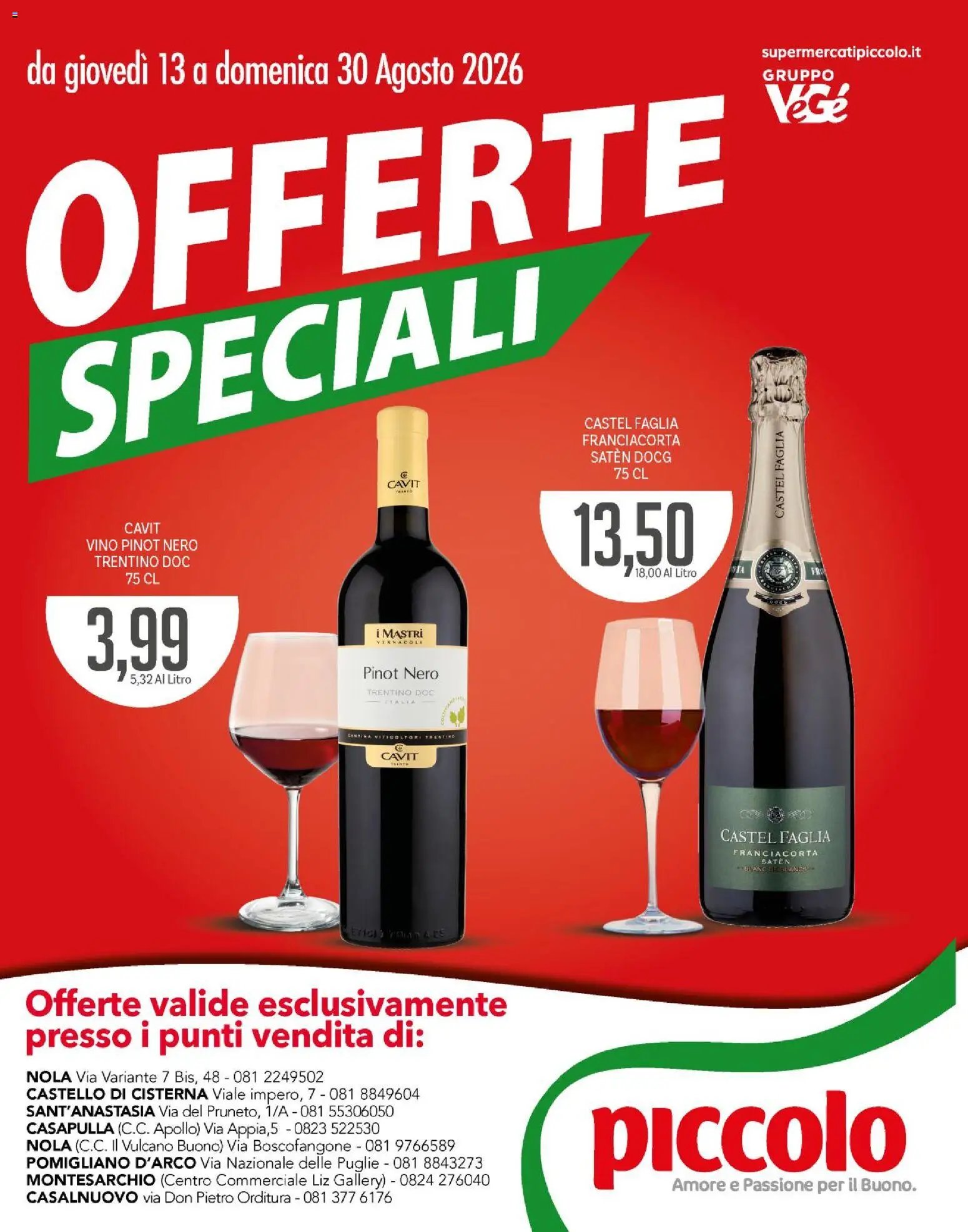 Piccolo volantino Offerte Speciali