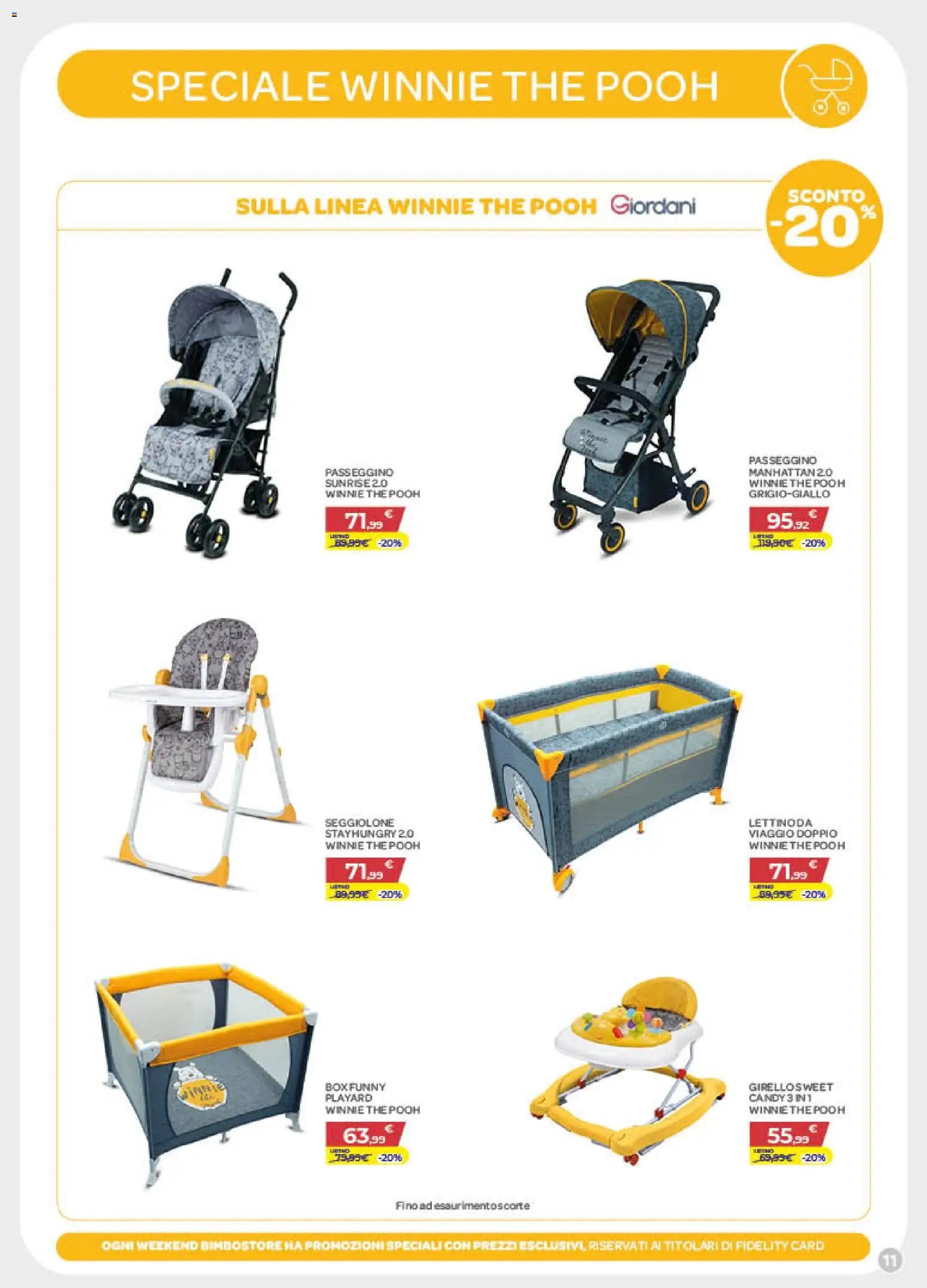 Bimbo store volantino Massafra e Gioia