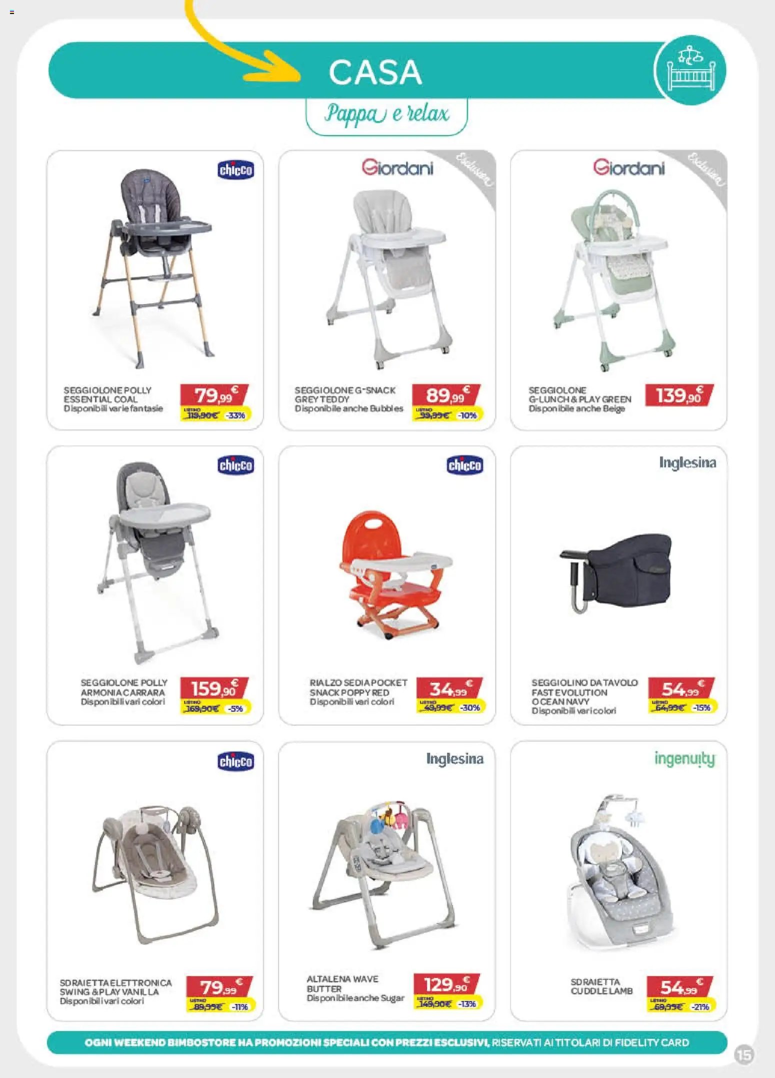 Bimbo store volantino Massafra e Gioia