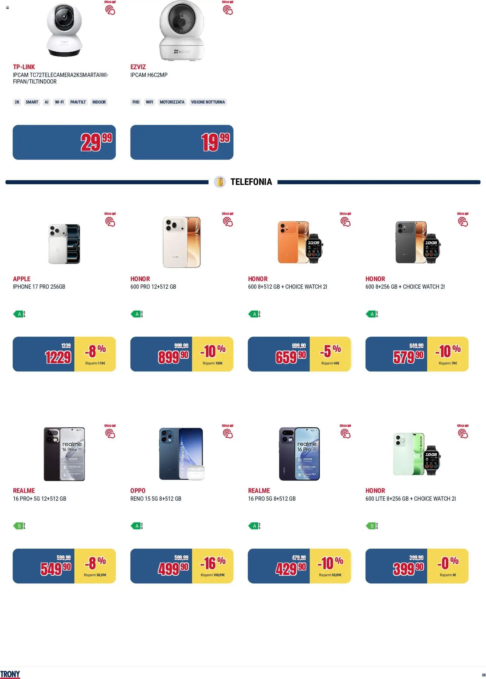 Trony volantino Vicenza