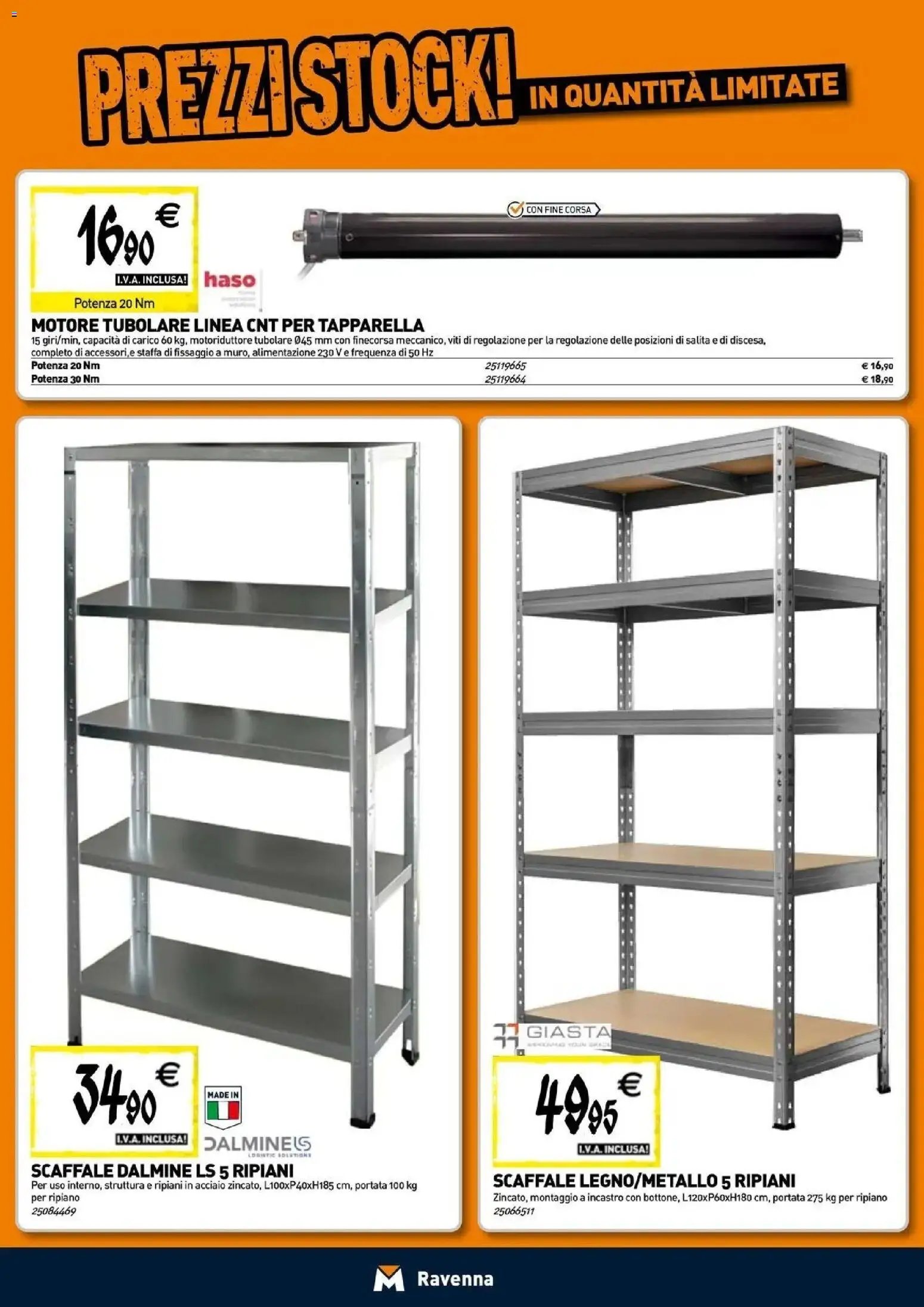 TECNOMAT - Straordinari prezzi stock!