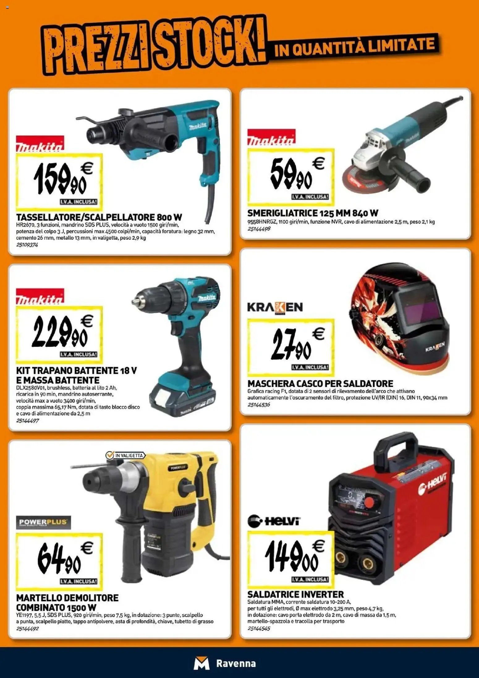TECNOMAT - Straordinari prezzi stock!