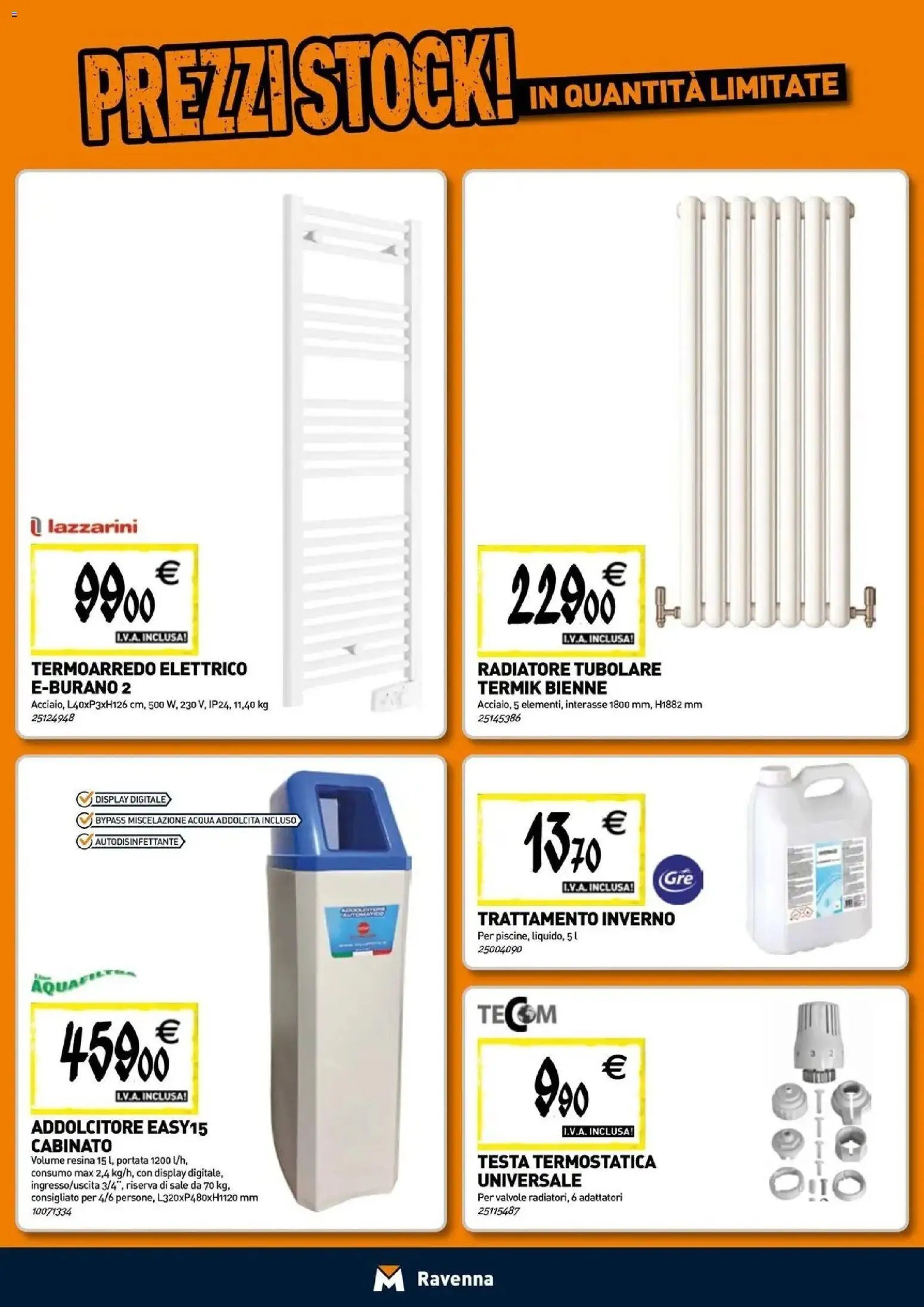 TECNOMAT - Straordinari prezzi stock!