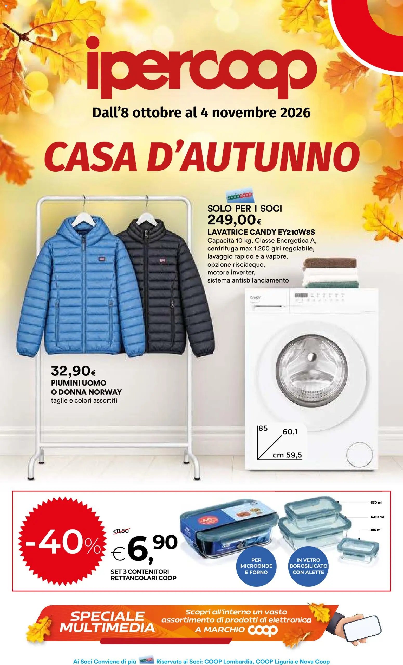 Ipercoop volantino Casa d'Autunno