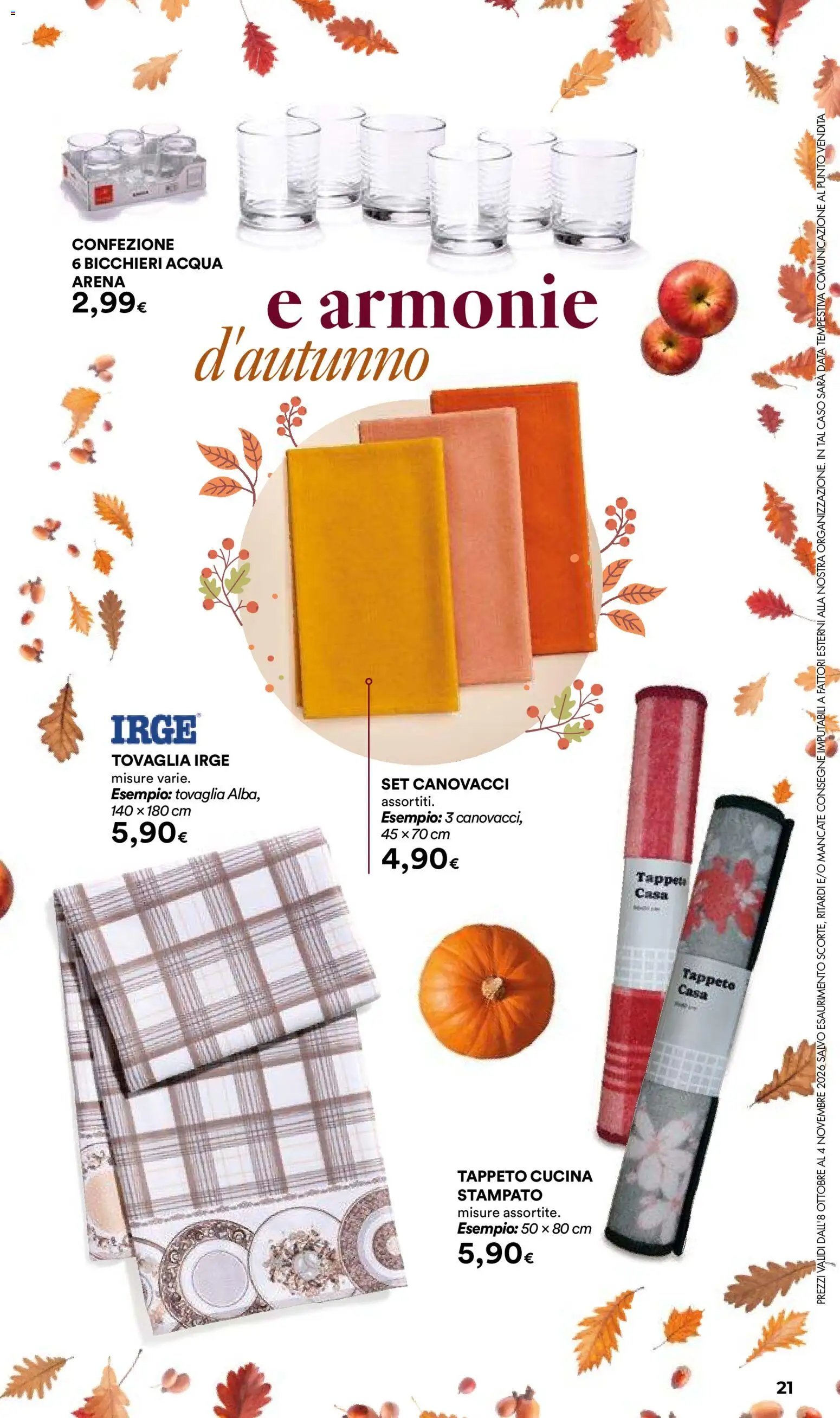 Ipercoop volantino Casa d'Autunno