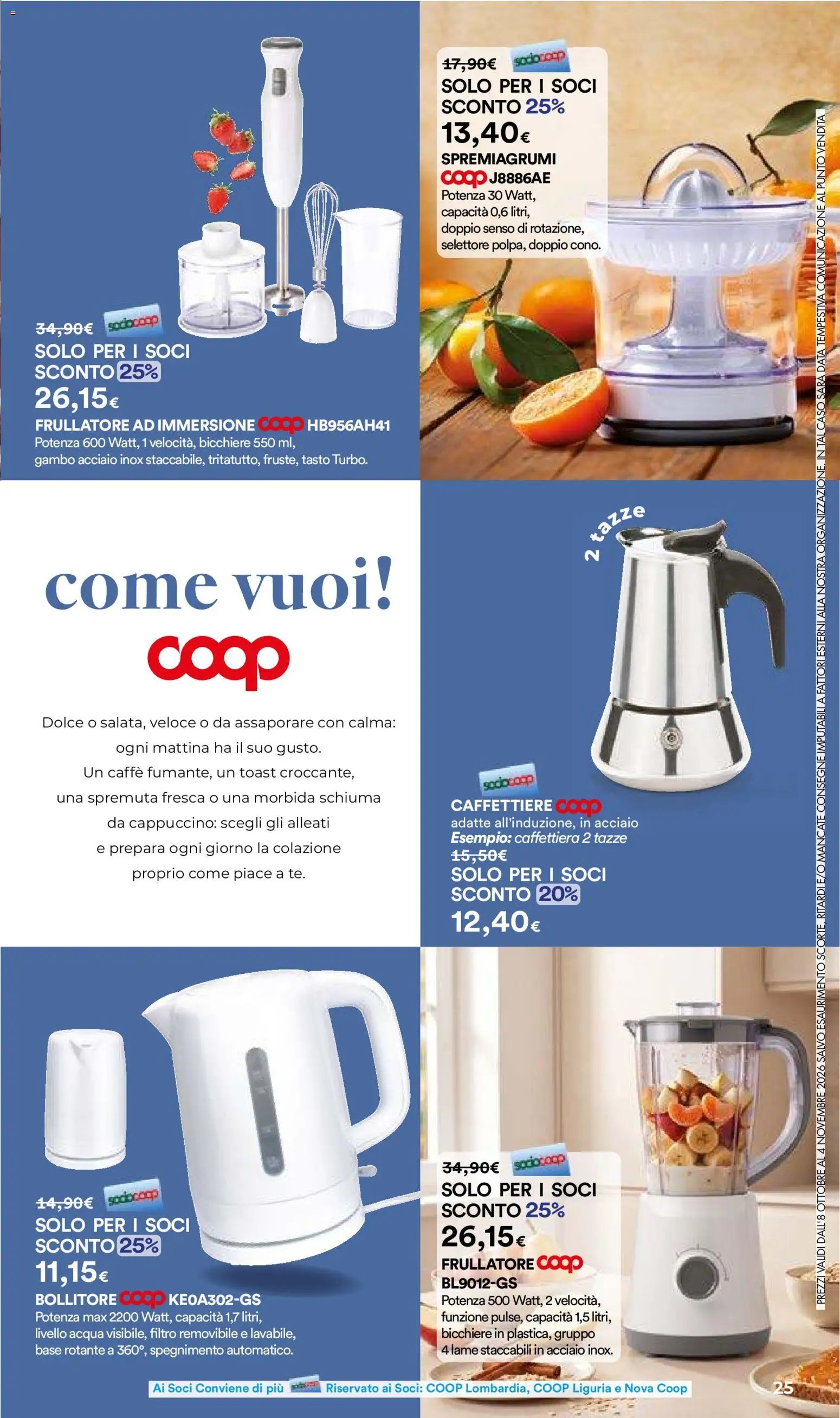 Ipercoop volantino Casa d'Autunno