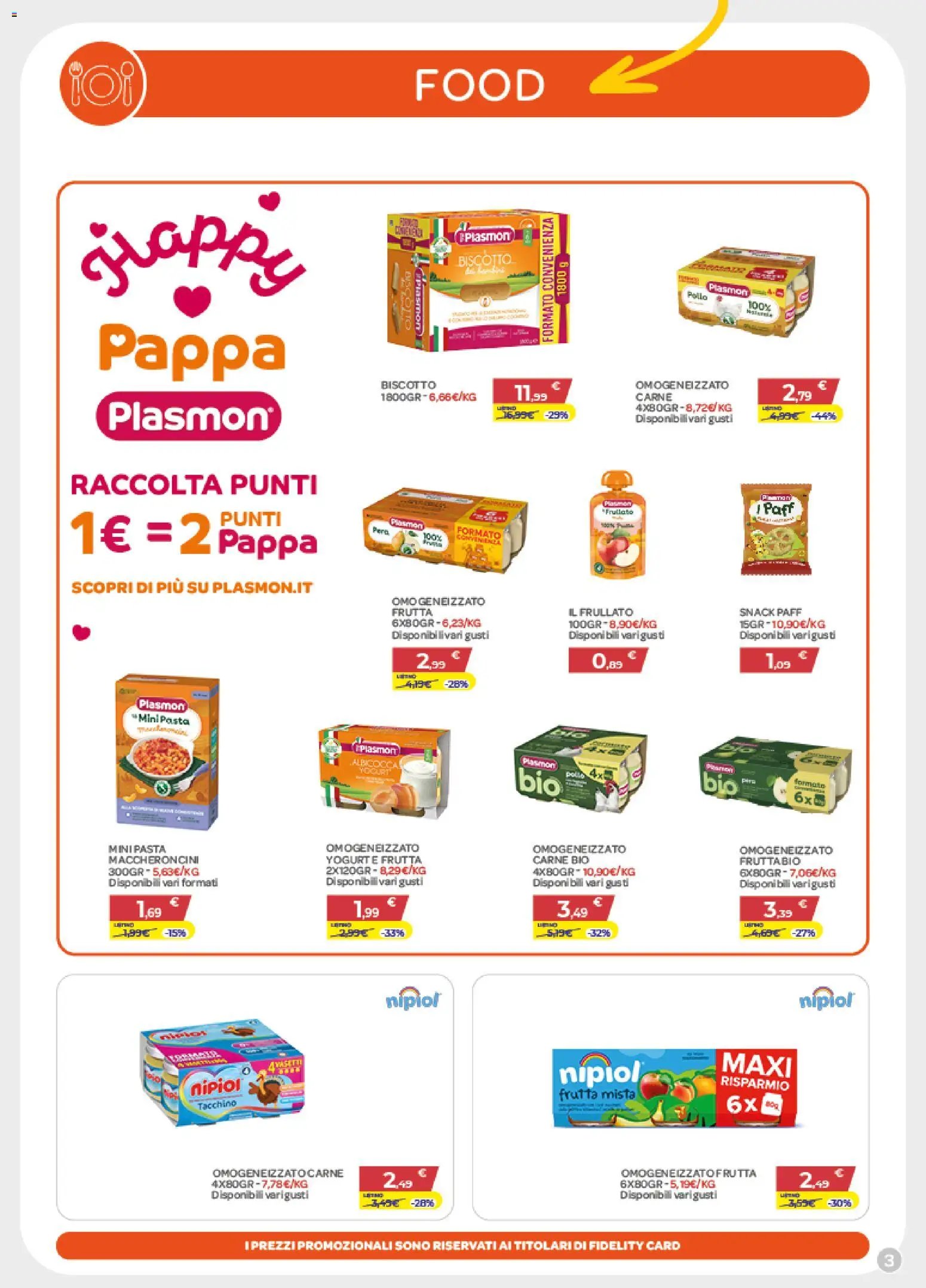 Bimbo store volantino Arezzo, Montevarchi, Foligno