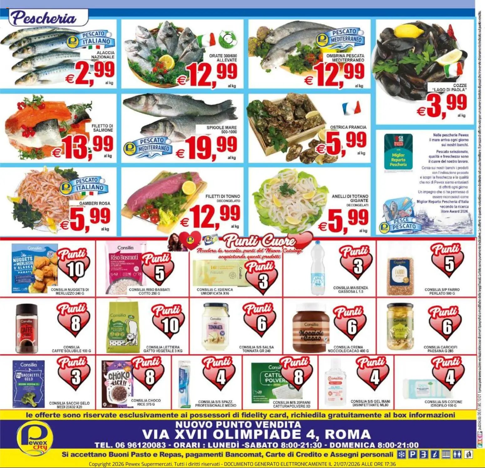 Pewex volantino Olimpiade