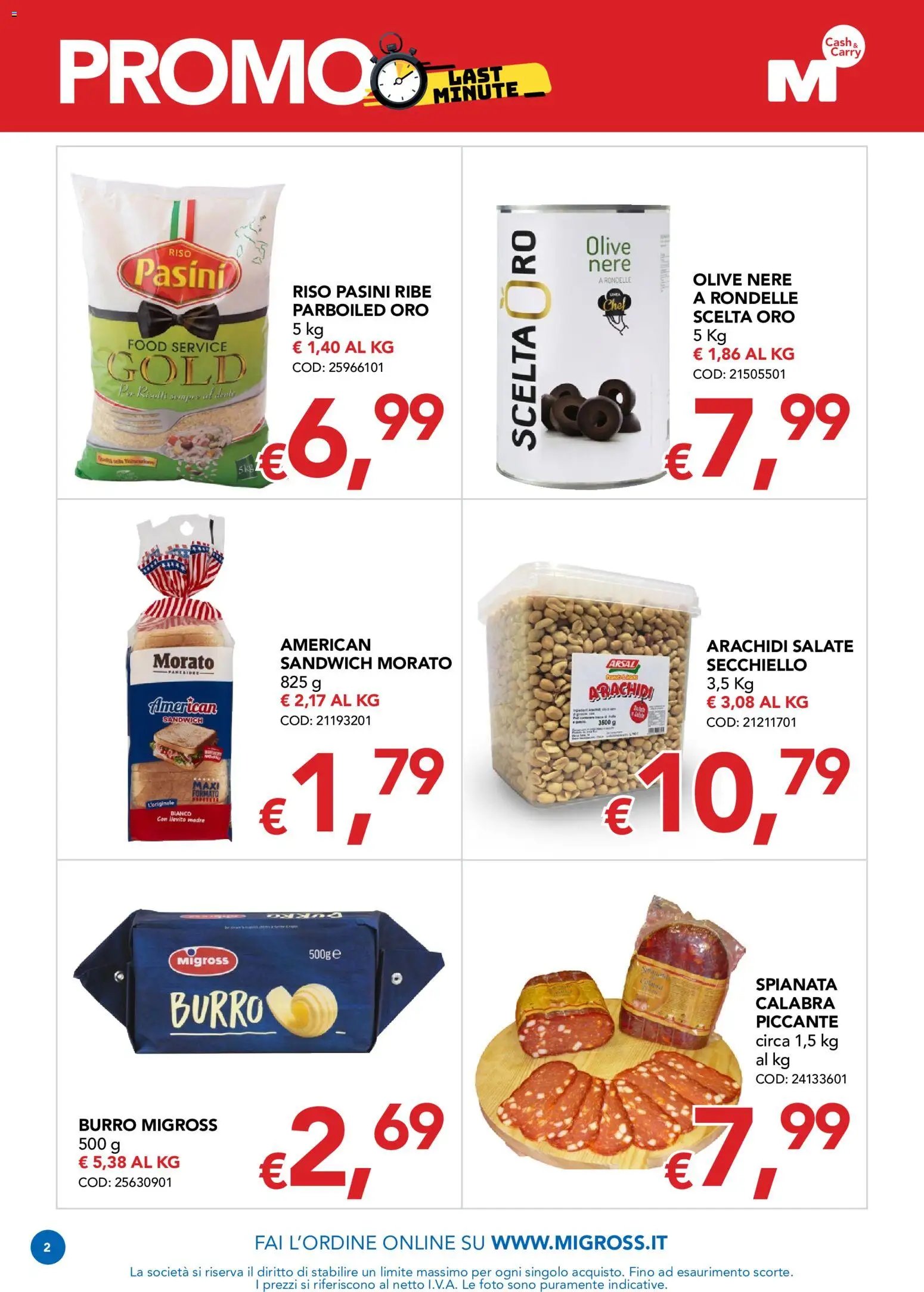 Migross volantino Promo Last minute