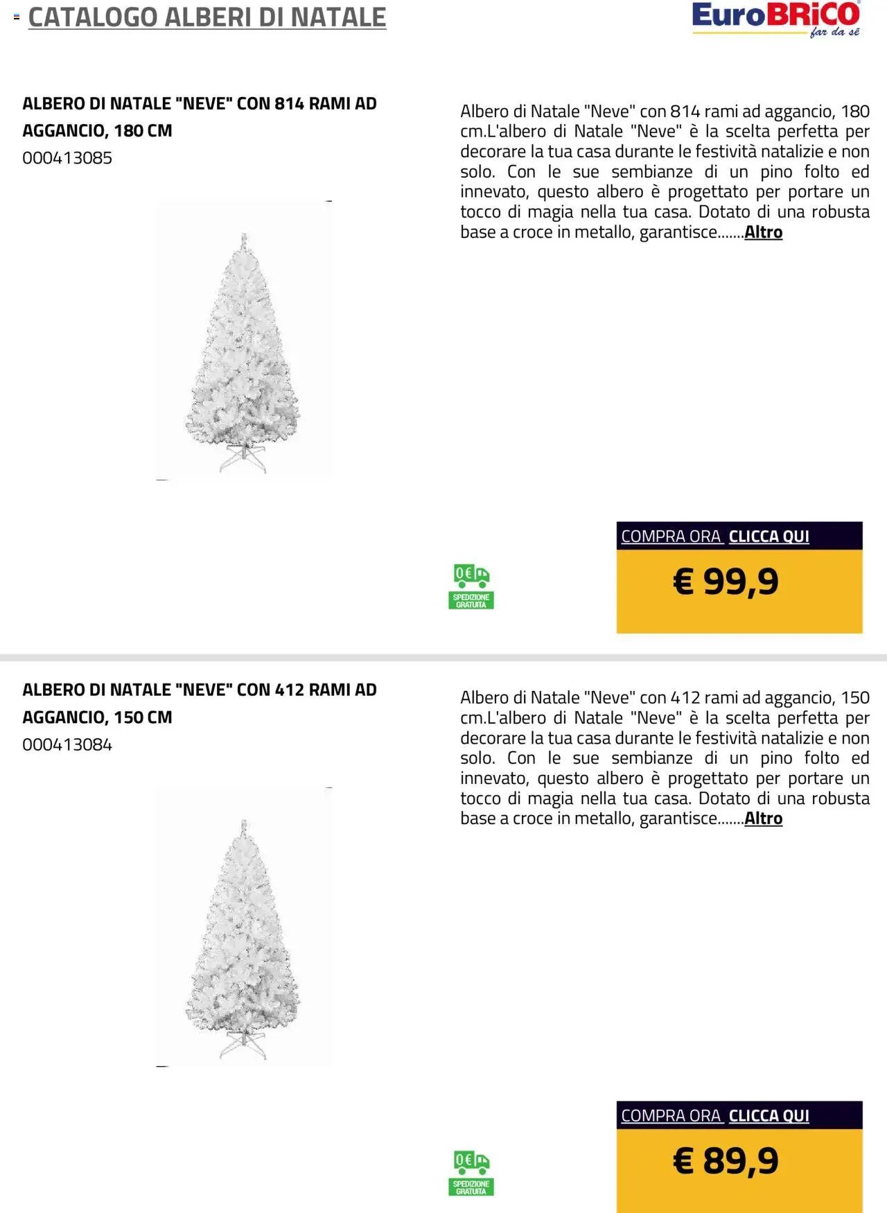 Eurobrico Alberi di Natale catalogo