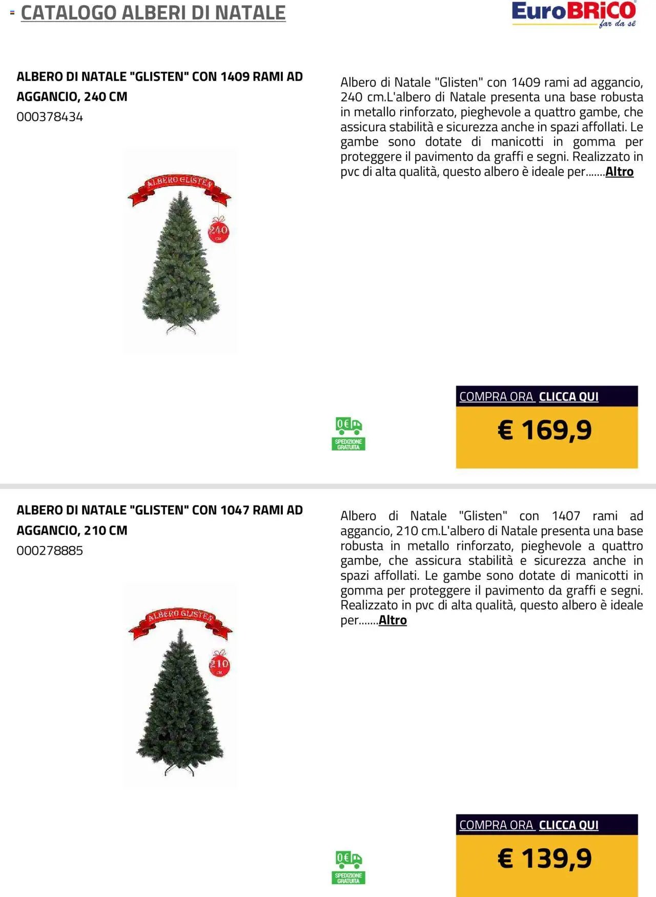 Eurobrico Alberi di Natale catalogo