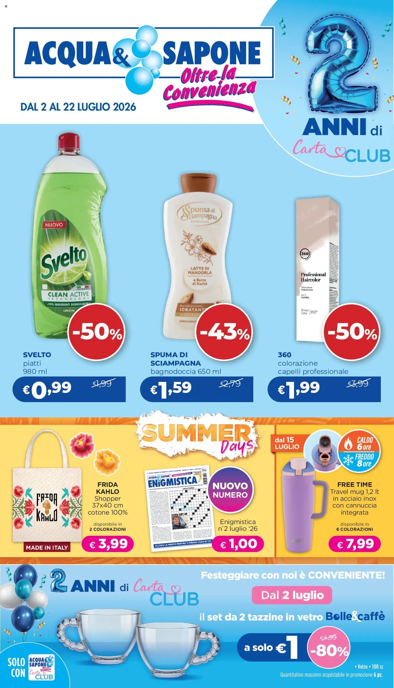 Acqua e Sapone volantino 09/2026