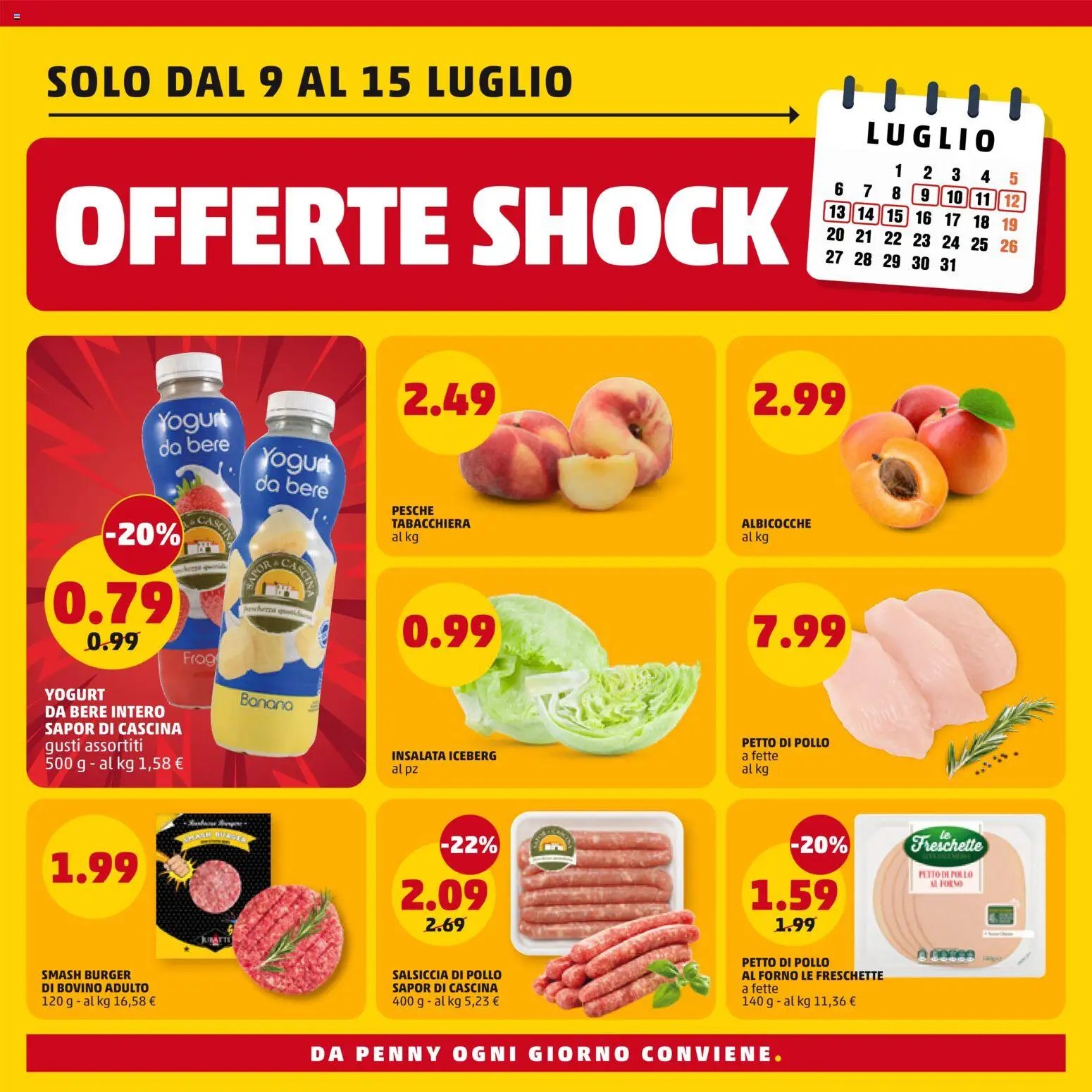 PENNY volantino Offerte Shock