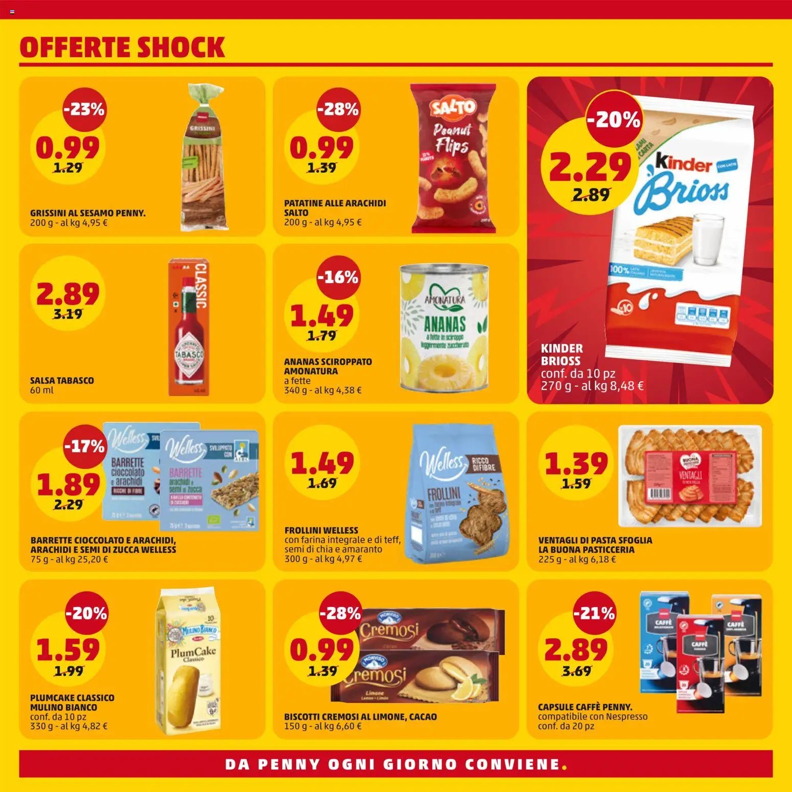 PENNY volantino Offerte Shock