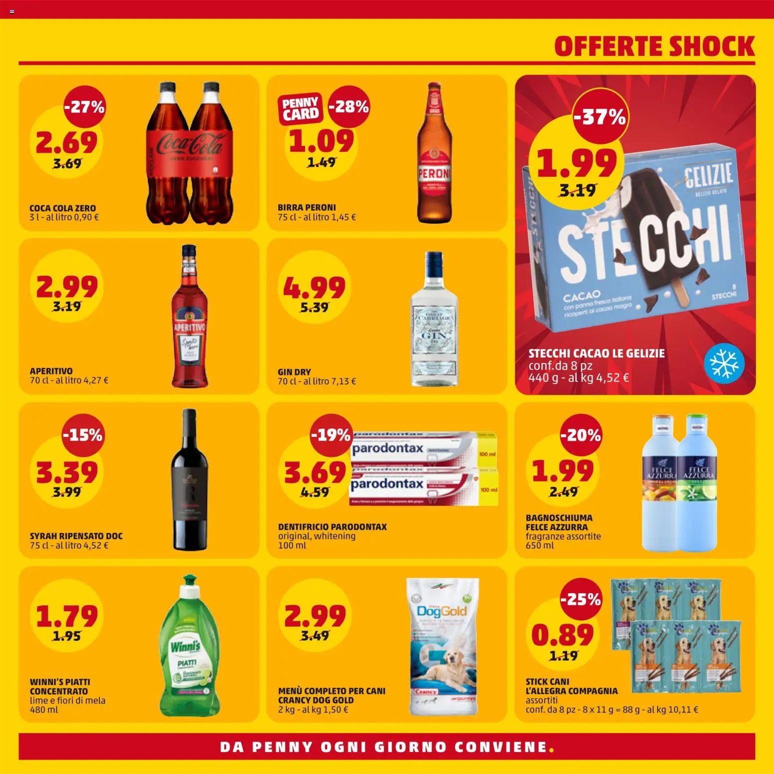 PENNY volantino Offerte Shock