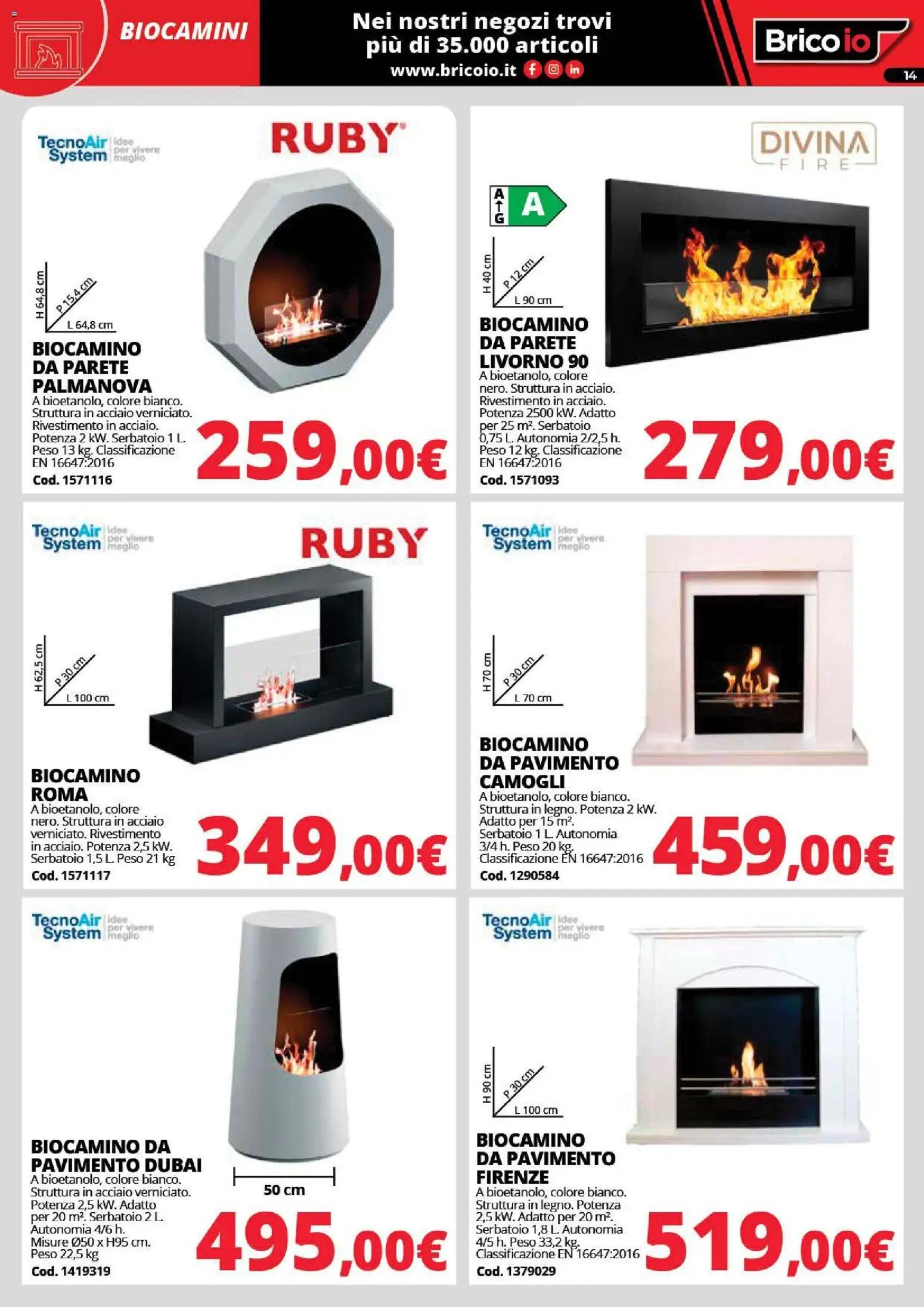 Brico io volantino Riscaldamento