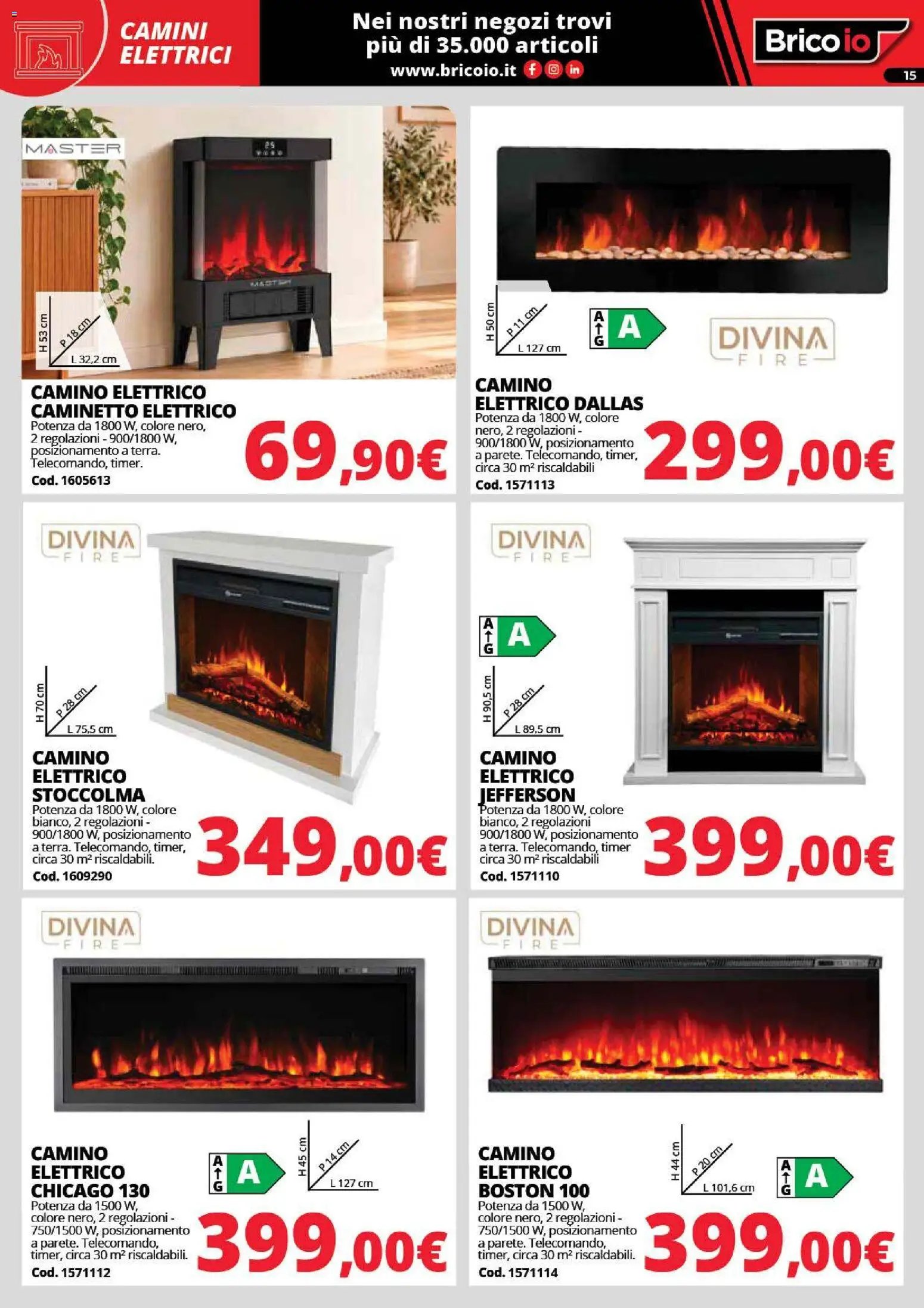 Brico io volantino Riscaldamento