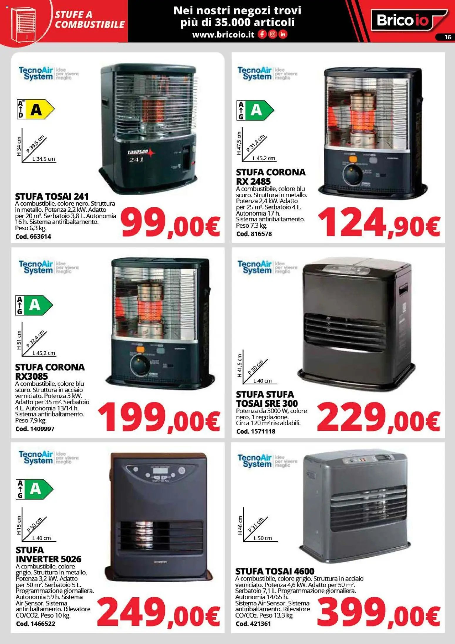 Brico io volantino Riscaldamento