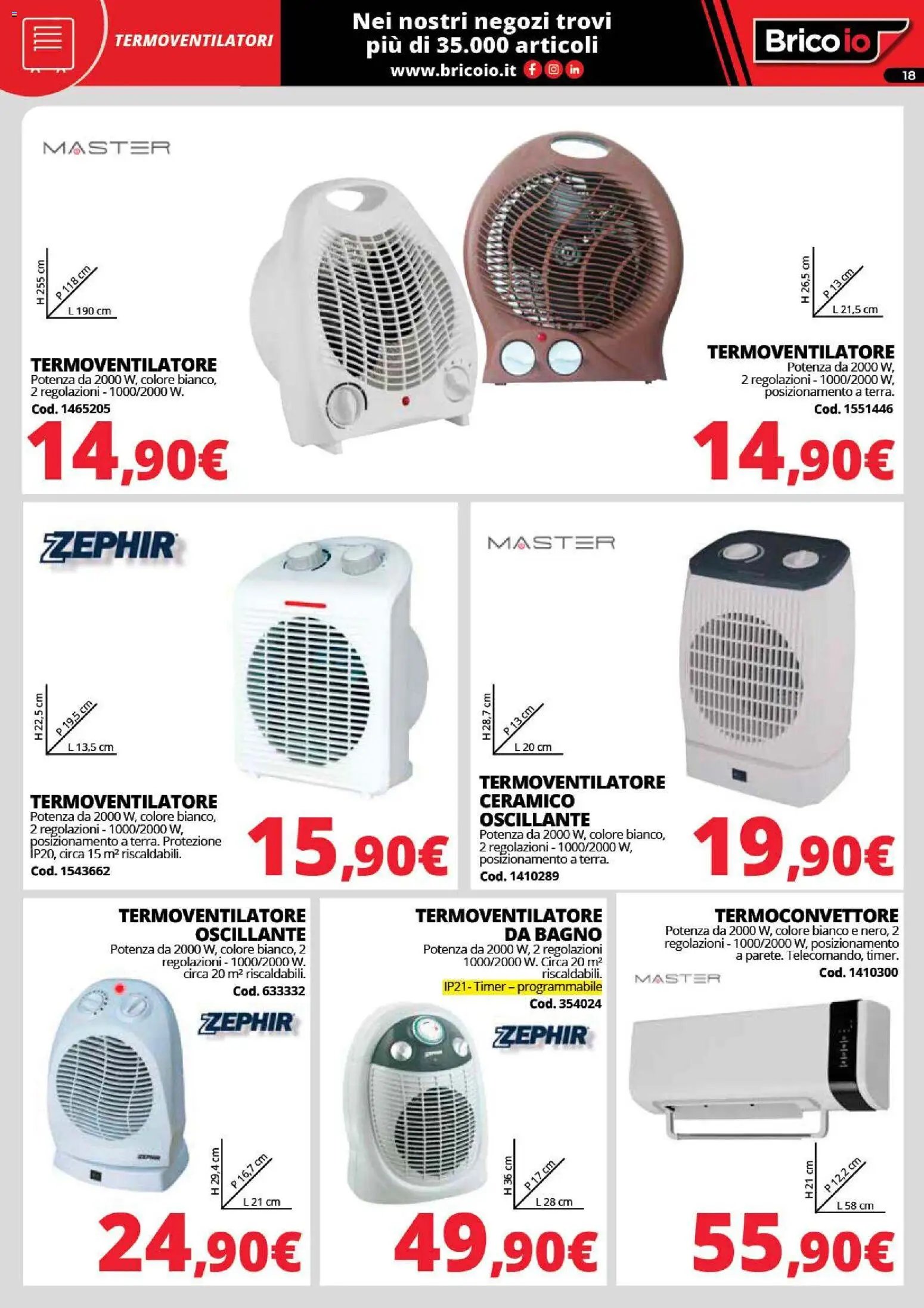 Brico io volantino Riscaldamento