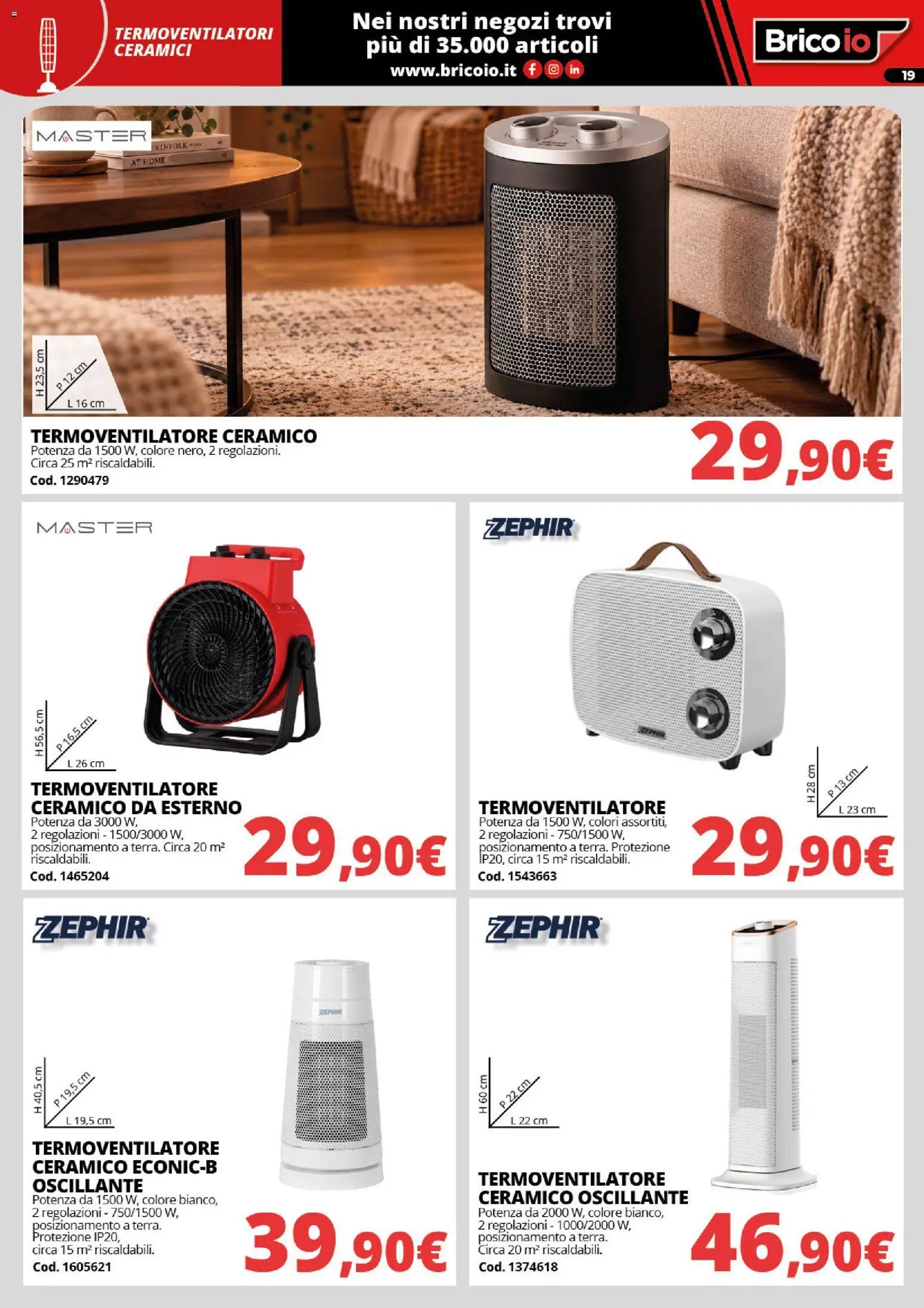 Brico io volantino Riscaldamento