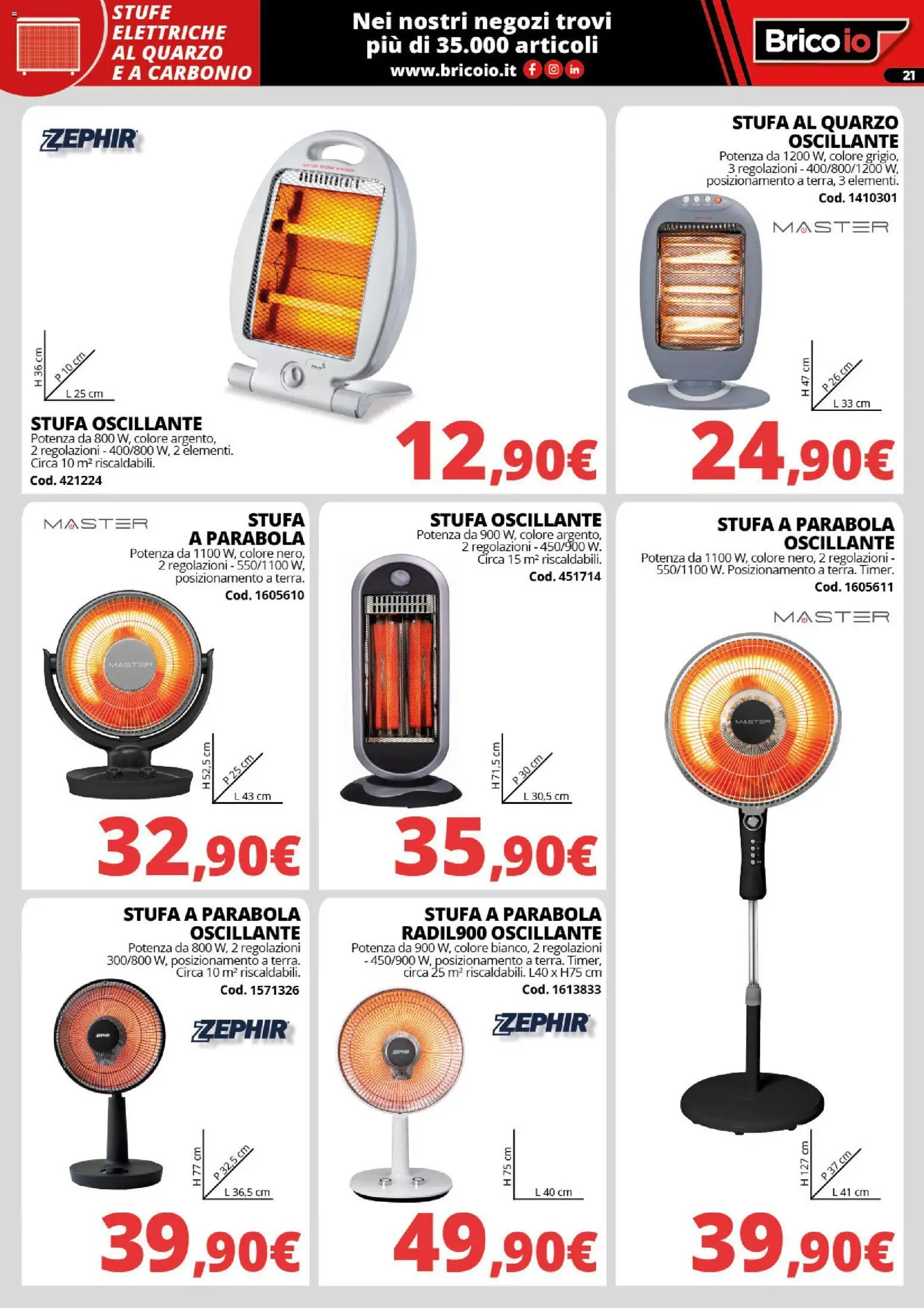 Brico io volantino Riscaldamento