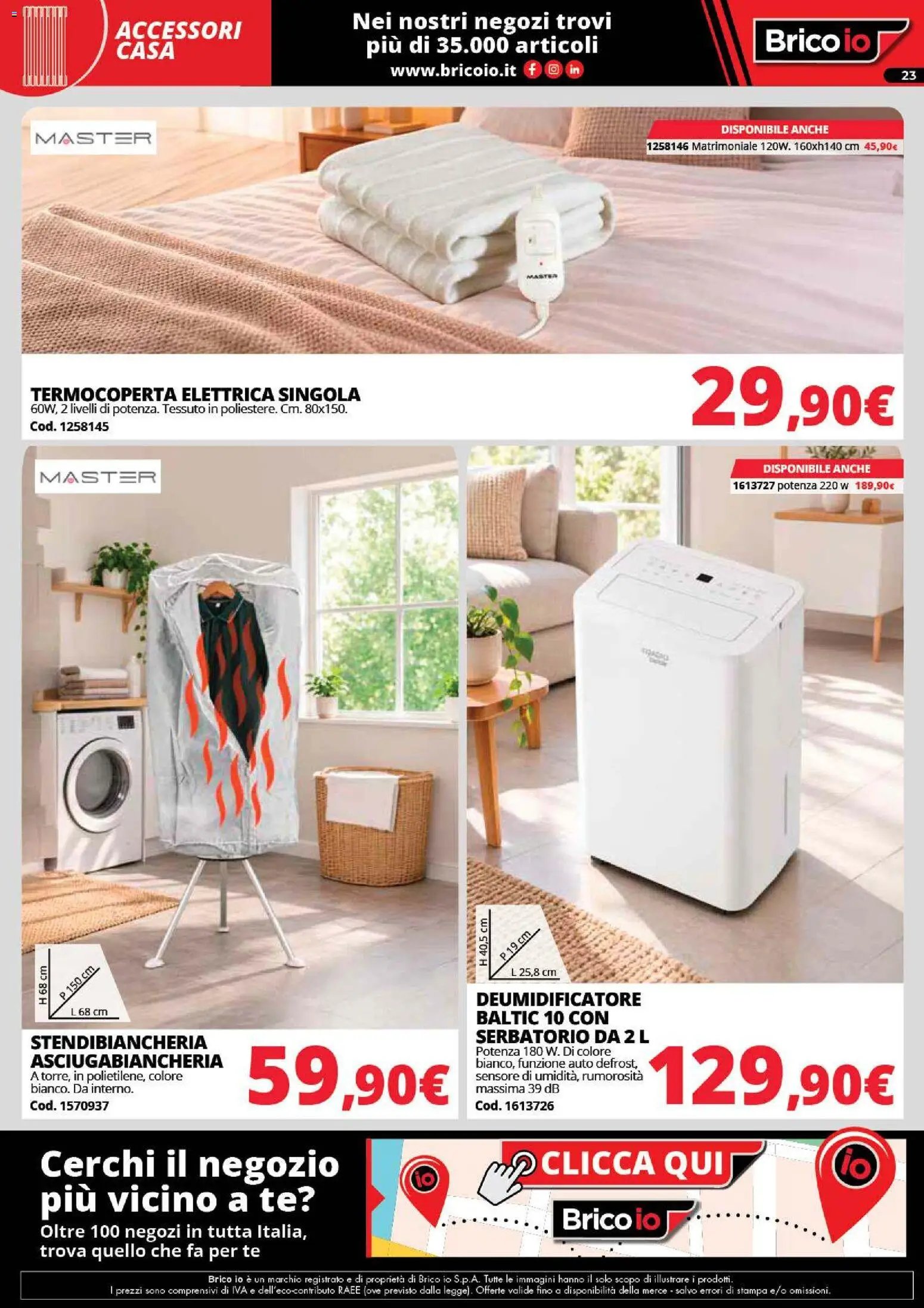 Brico io volantino Riscaldamento