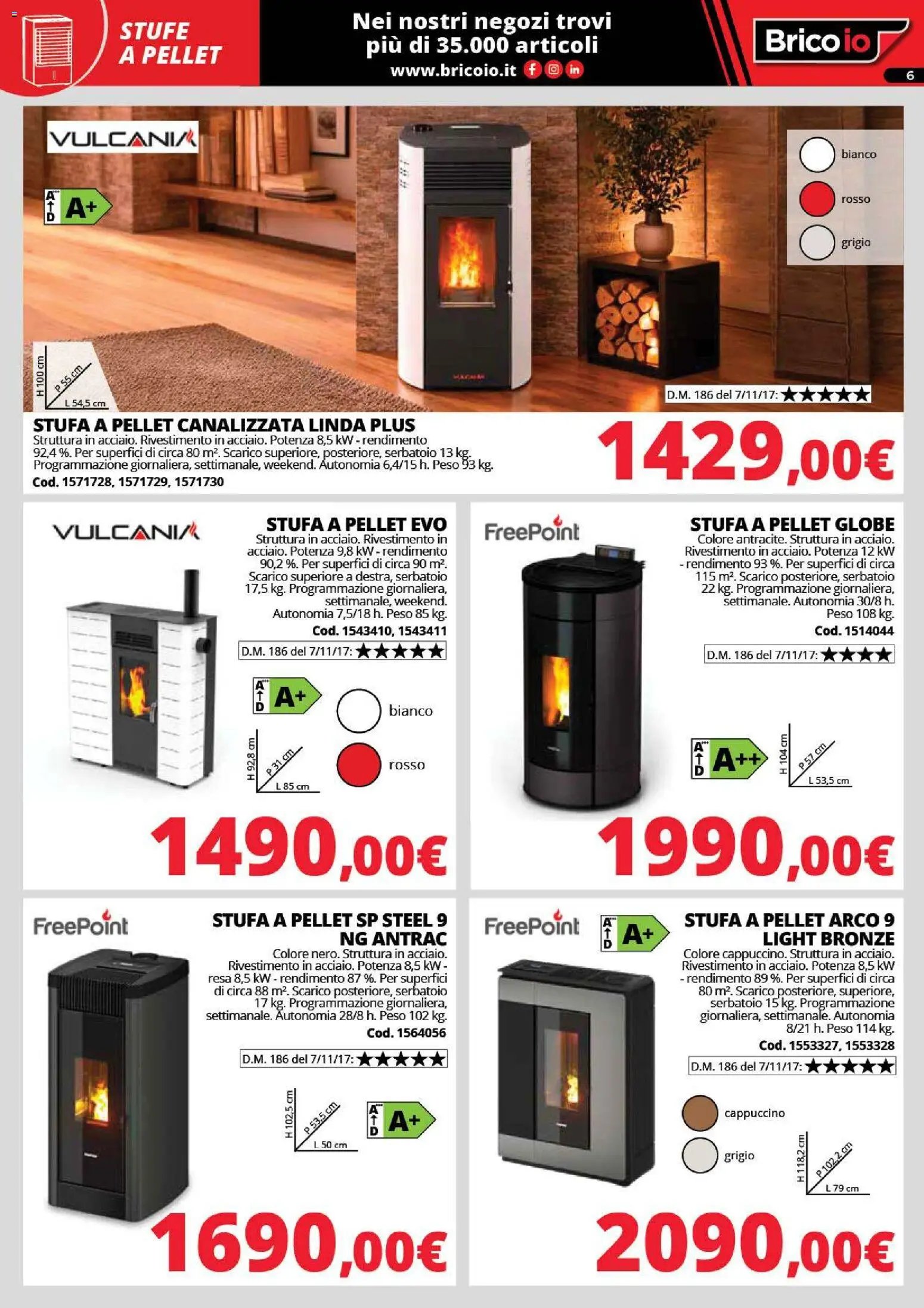 Brico io volantino Riscaldamento