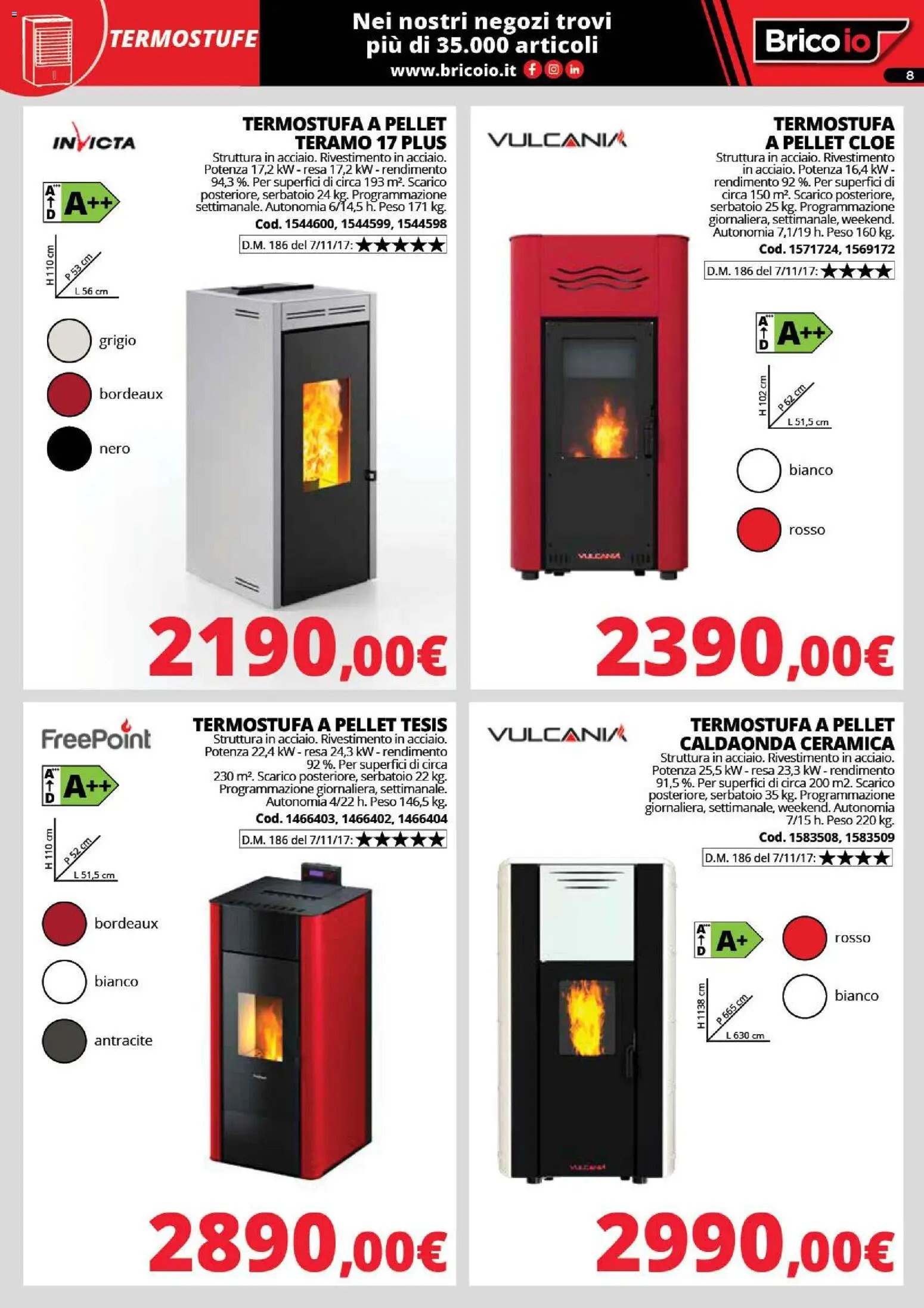 Brico io volantino Riscaldamento