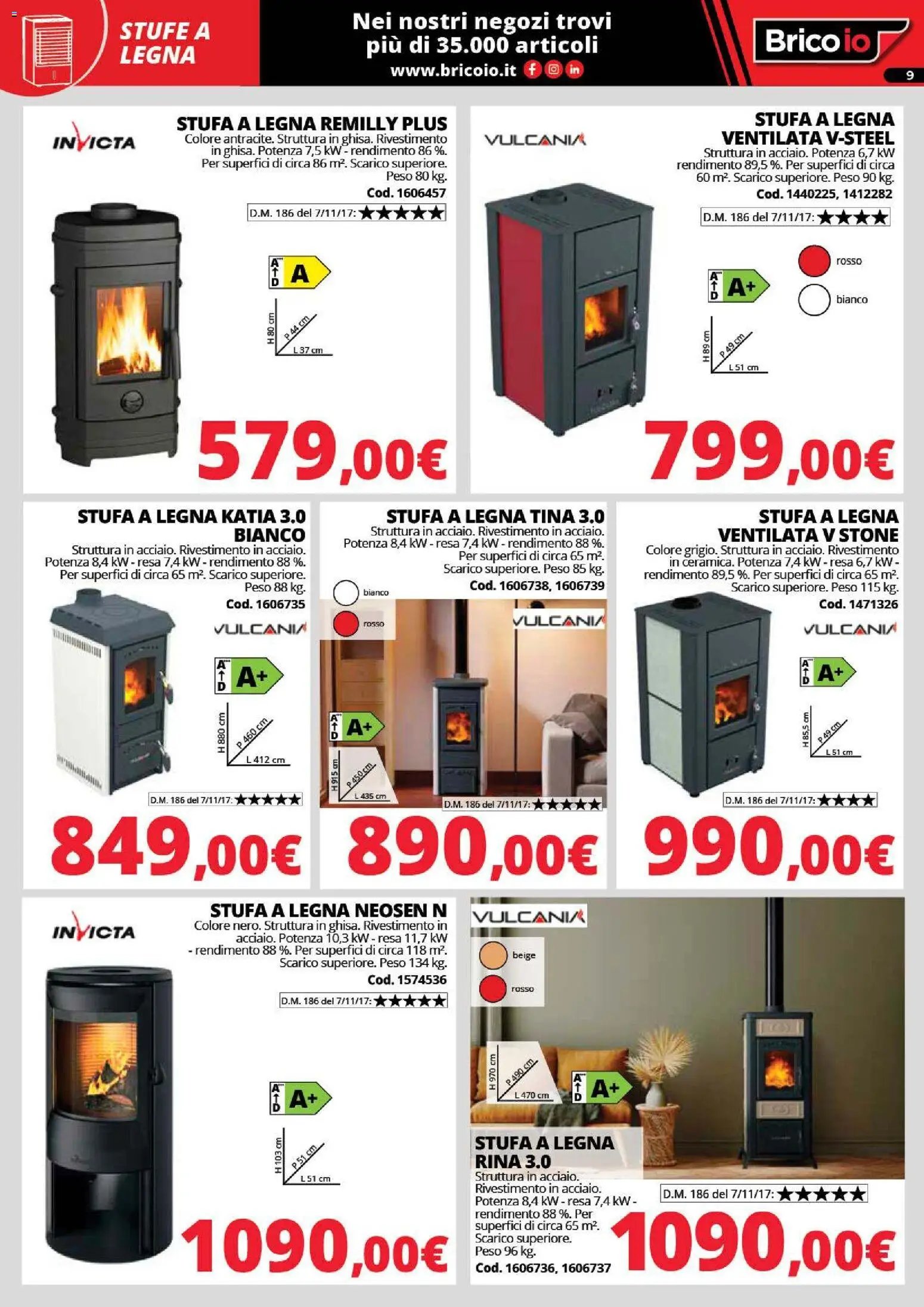 Brico io volantino Riscaldamento