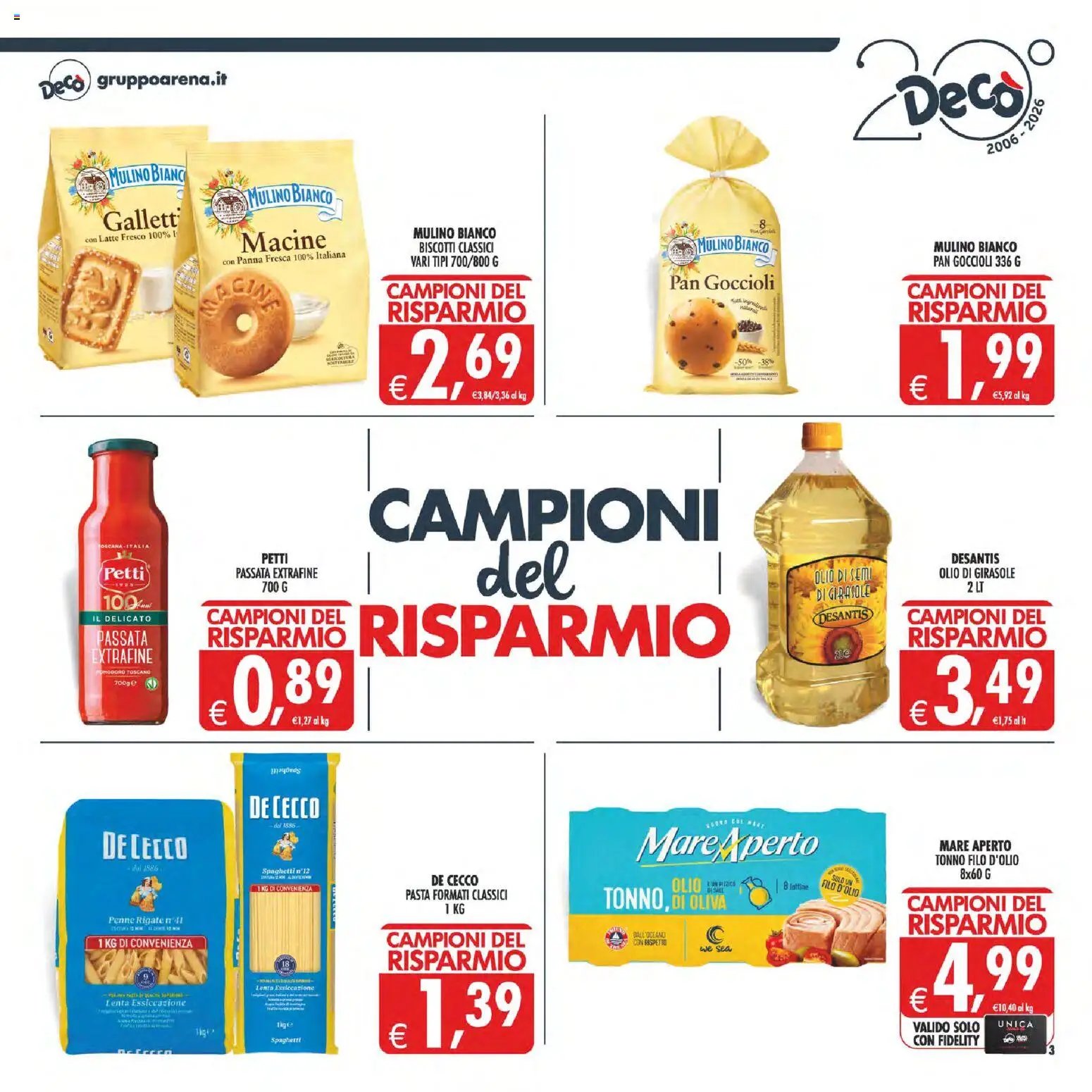 Decò volantino iperStore, Superstore Sicilia